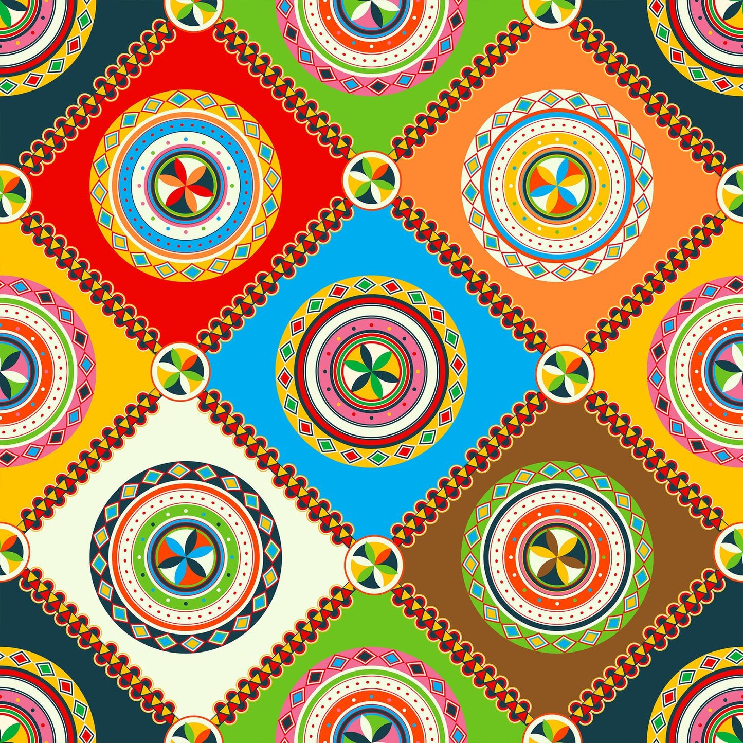 Deluxe School Locker Magnetic Wallpaper - Pack of 3 Sheets - Geometric (vg 019)
