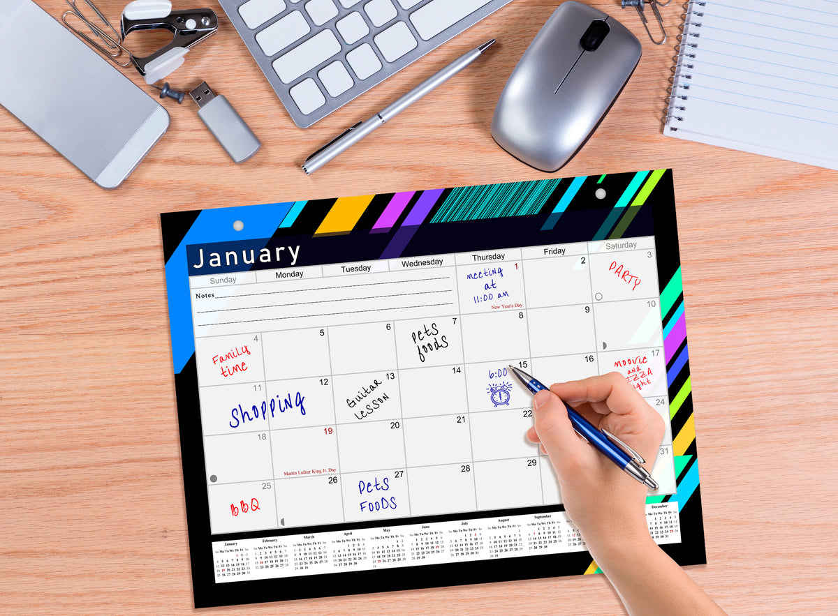 2026 - 2027 Student Calendar/Planner for 3-Ring Binder, Desk, or Wall - v013