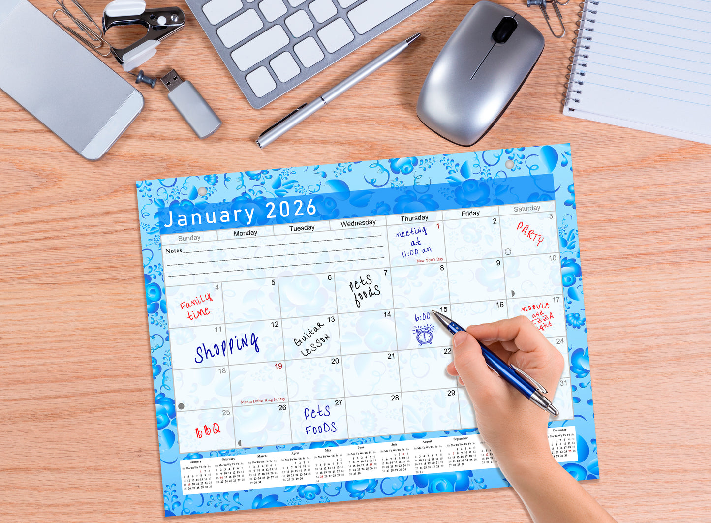 2025-2026 Magnetic/Desk Calendar - Desktop/Wall Calendar/Planner - (Edition #19)