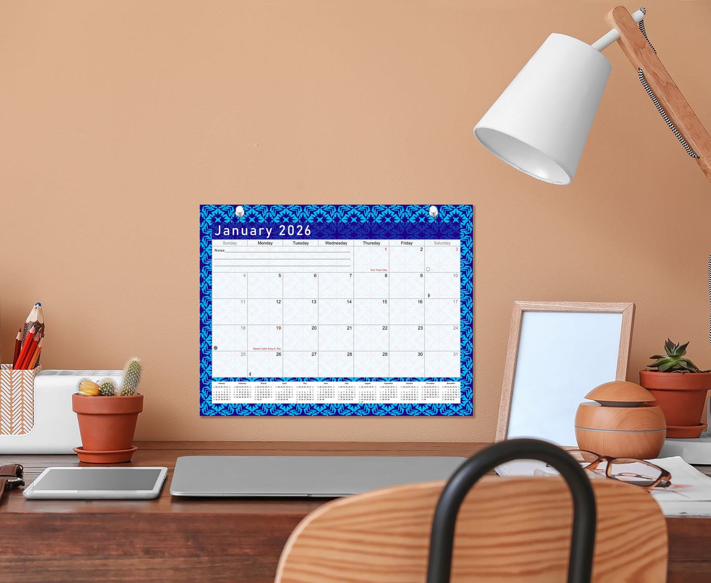2025-2026 Magnetic/Desk Calendar - Desktop/Wall Calendar/Planner - (Edition #17)
