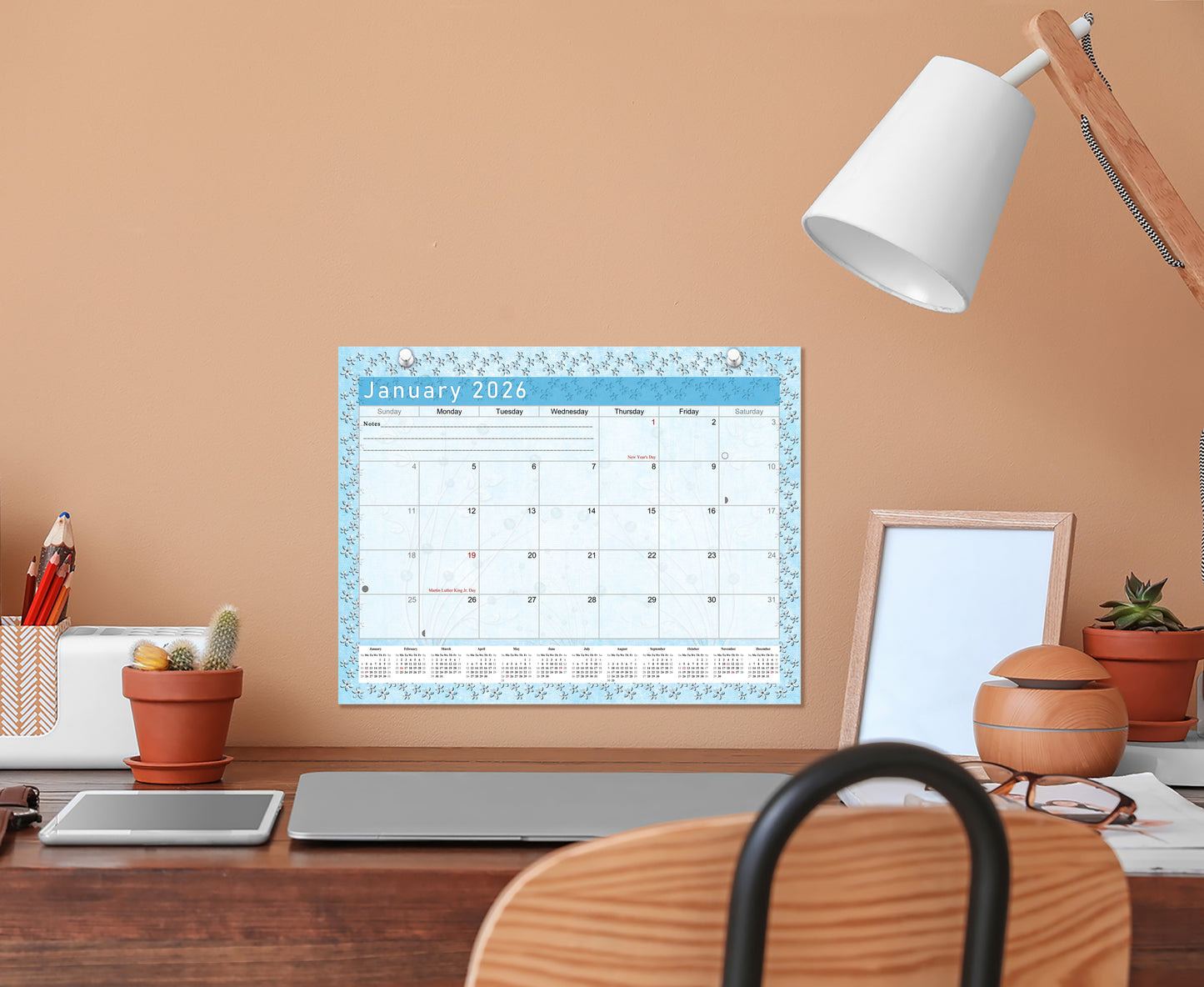 2025-2026 Magnetic/Desk Calendar - Desktop/Wall Calendar/Planner - (Edition #18)