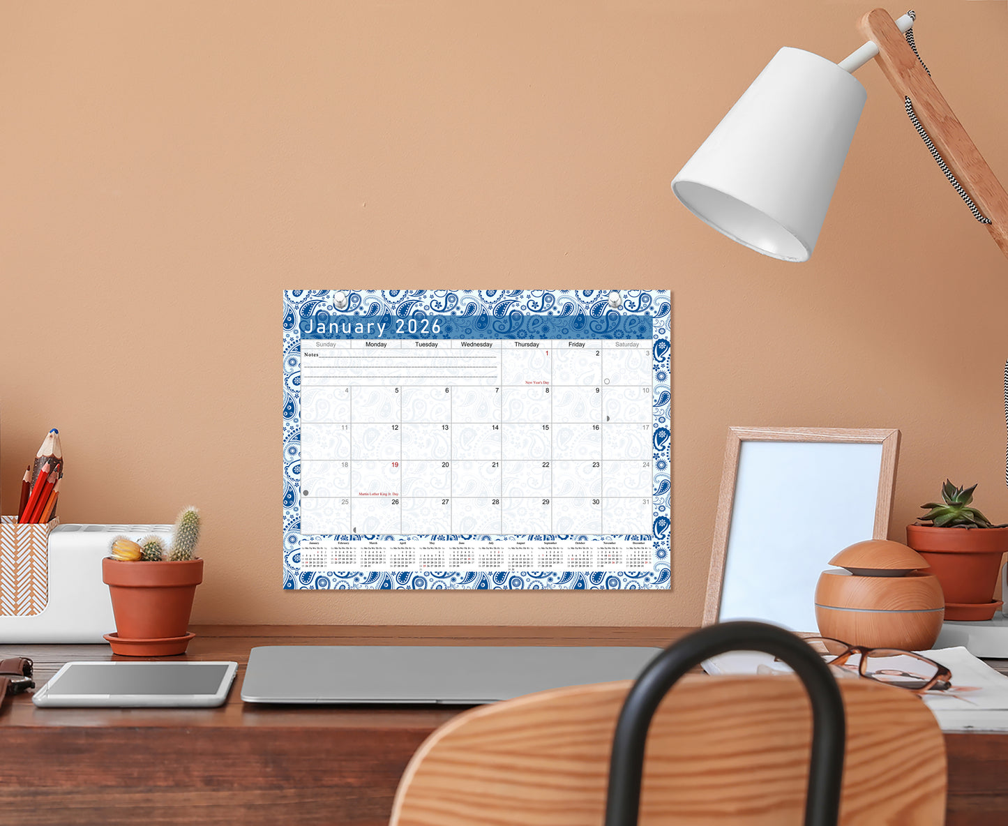 2026 Monthly Magnetic/Desk Calendar - 12 Months Desktop/Wall Calendar/Planner - (Edition #21)
