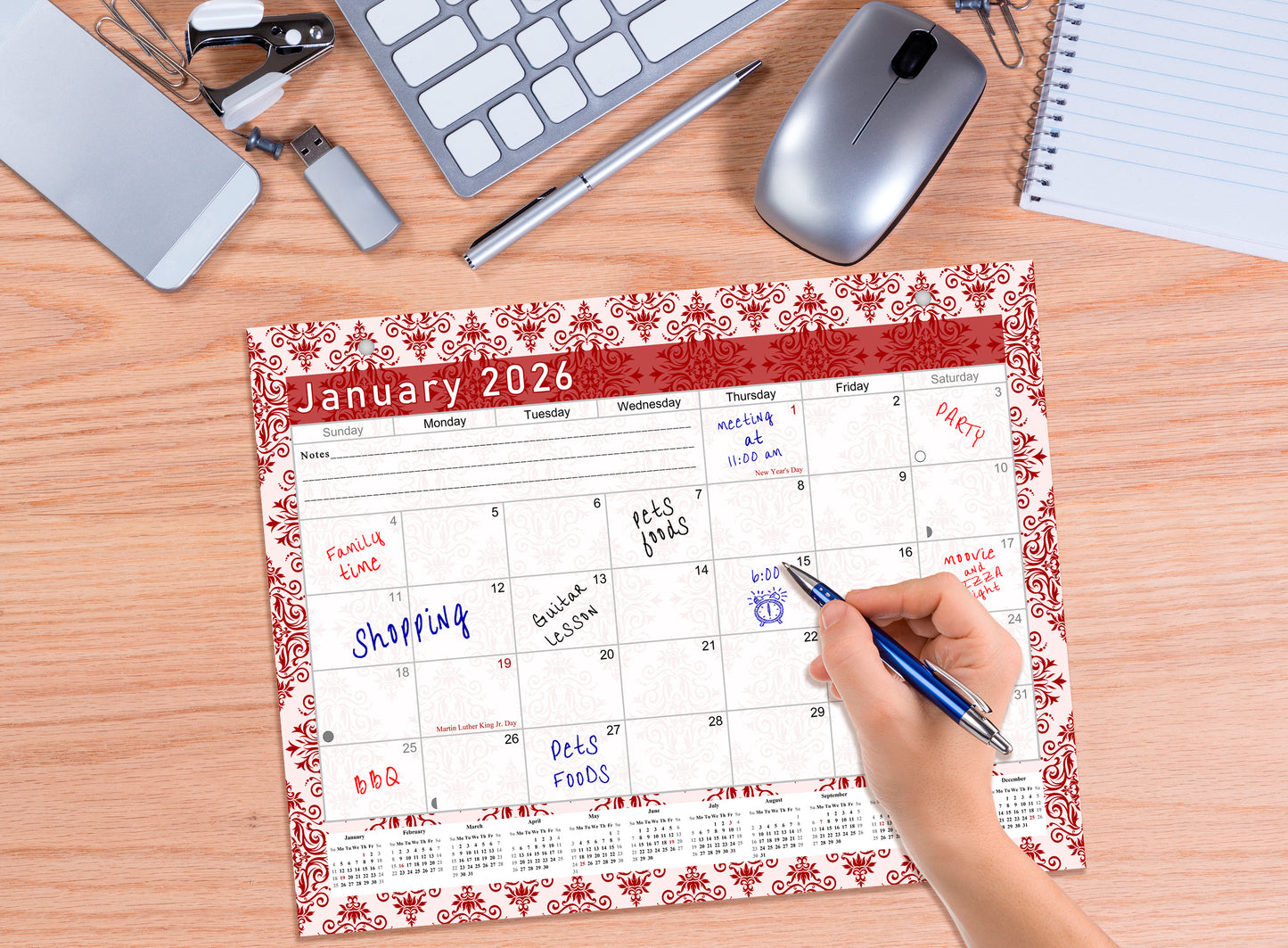 2025-2026 Magnetic/Desk Calendar - Desktop/Wall Calendar/Planner - (Edition #05)