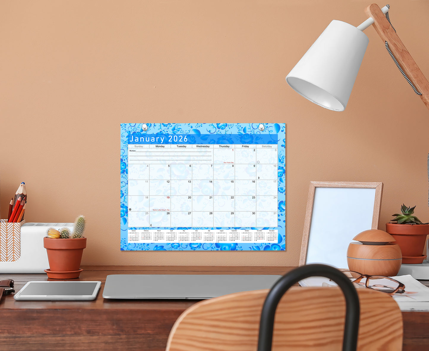 2025-2026 Magnetic/Desk Calendar - Desktop/Wall Calendar/Planner - (Edition #19)