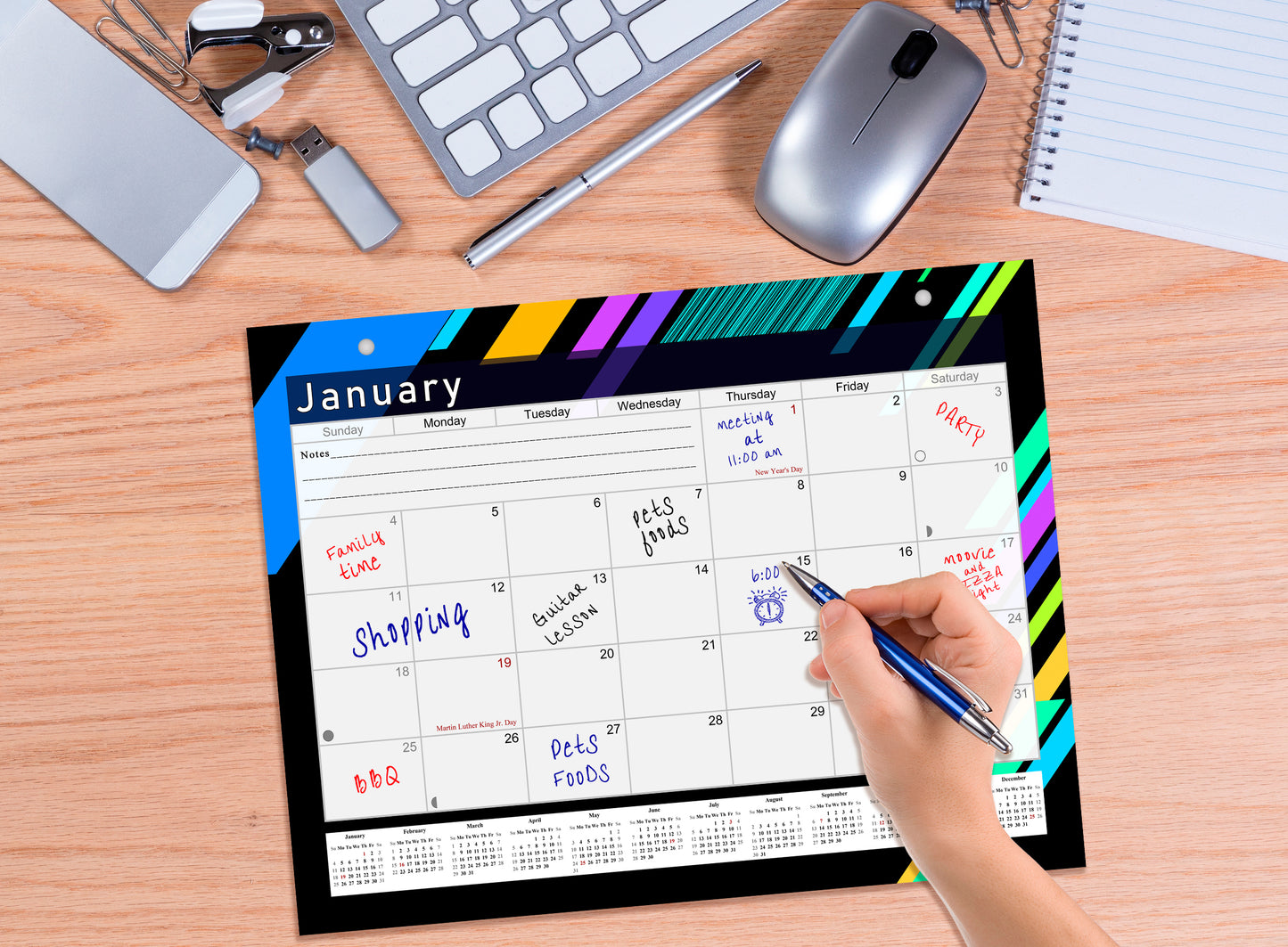 2026-2027 Magnetic/Desk Calendar - Desktop/Wall Calendar/Planner - (Edition #13)