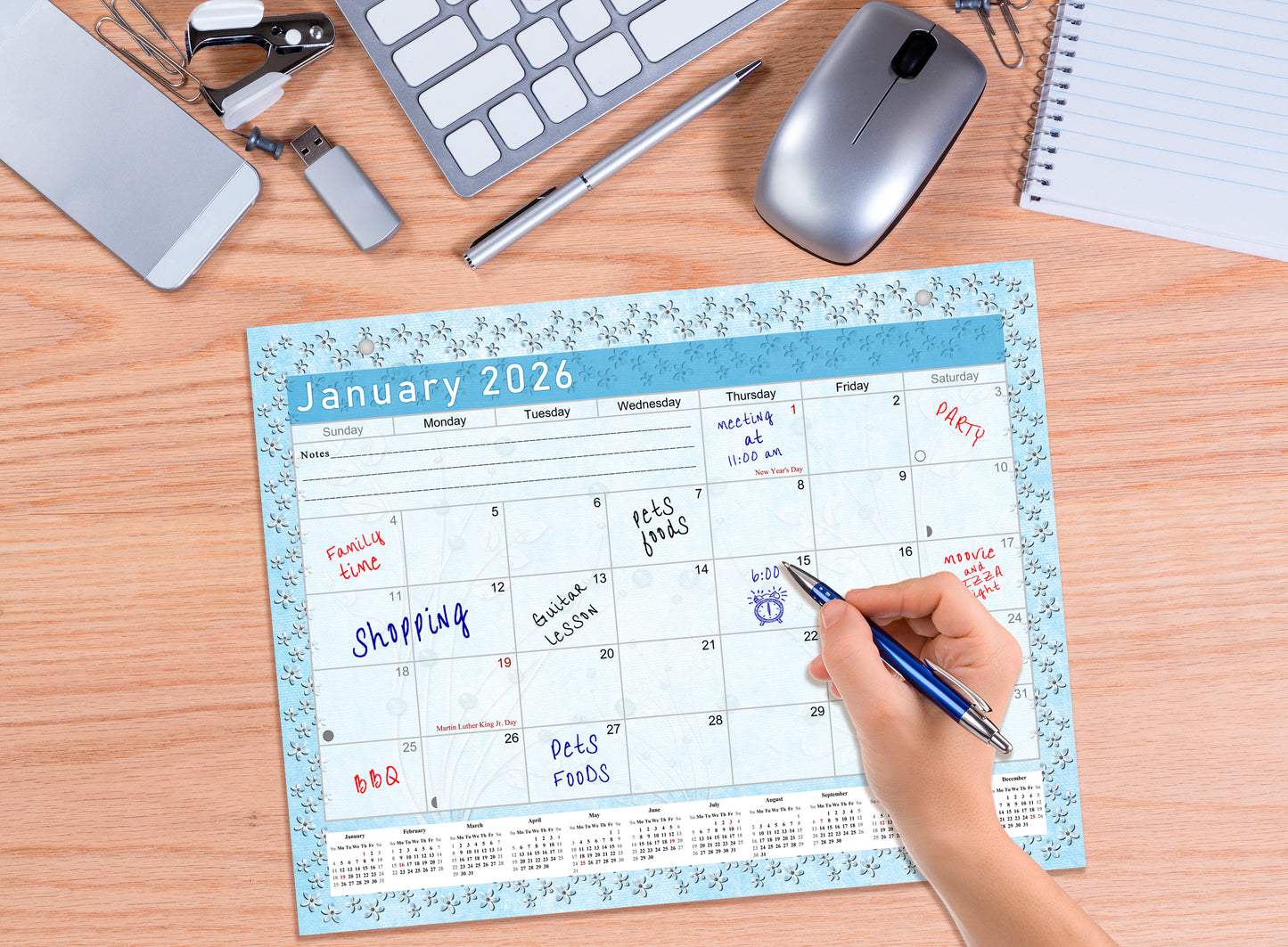 2025-2026 Magnetic/Desk Calendar - Desktop/Wall Calendar/Planner - (Edition #18)