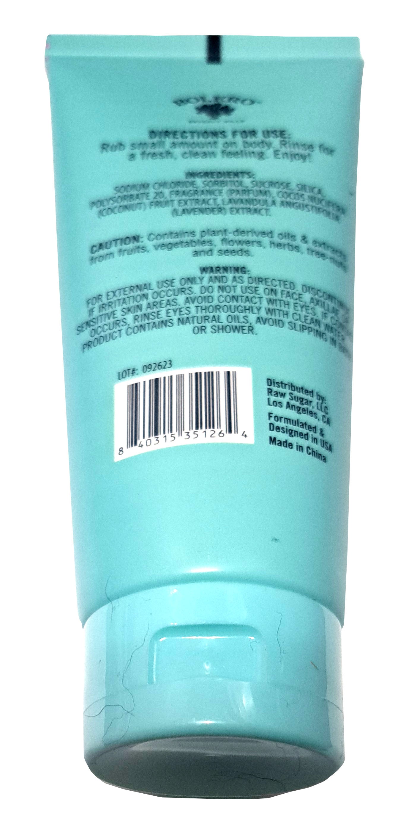 Hydrating Body Scrub - Coconut Milk & Lavender 5fl oz./147.8ml