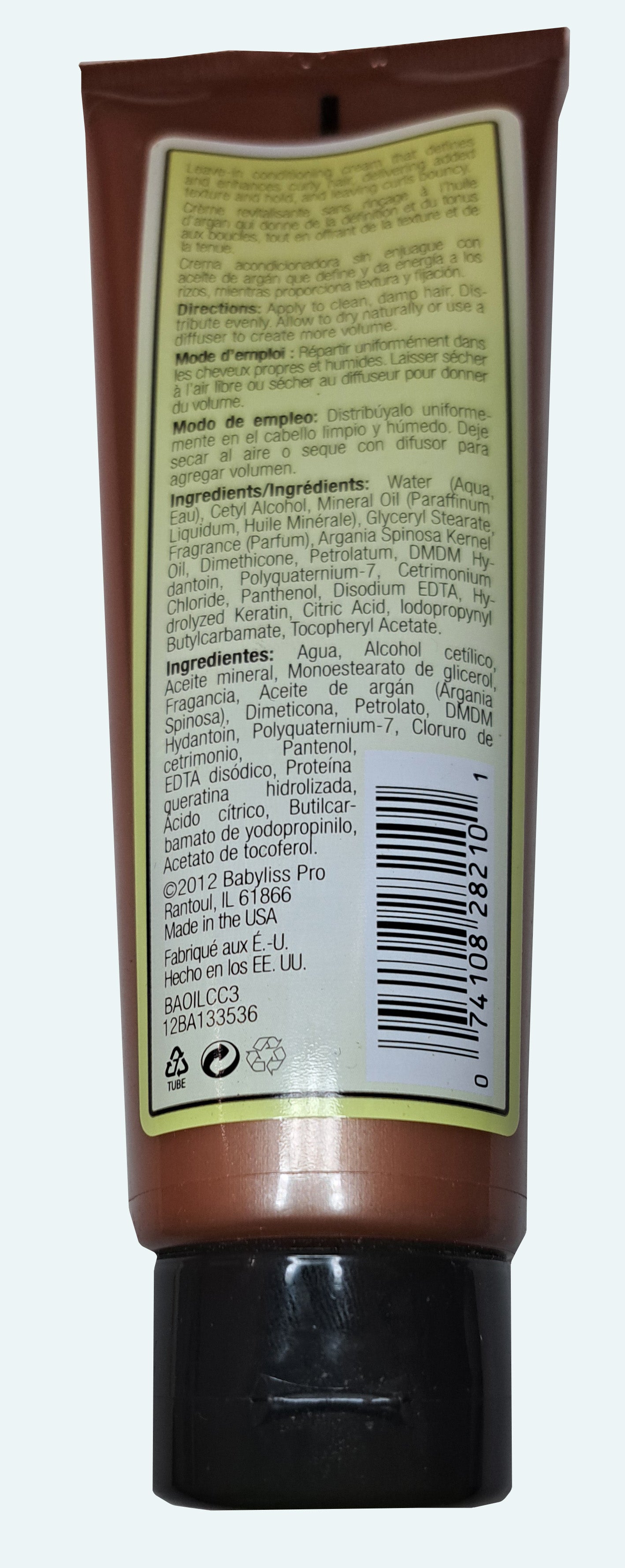 Argan Oil & Curl Cream Split End Mender Spray for Dry or Damaged Hair (Set of 2 Pack)