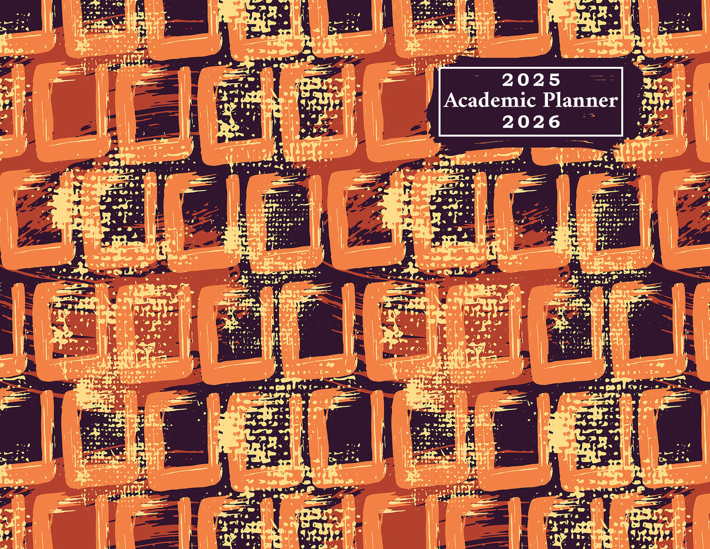 2025-2026 Student Academic Planner Calendar - School College Weekly Agenda #020