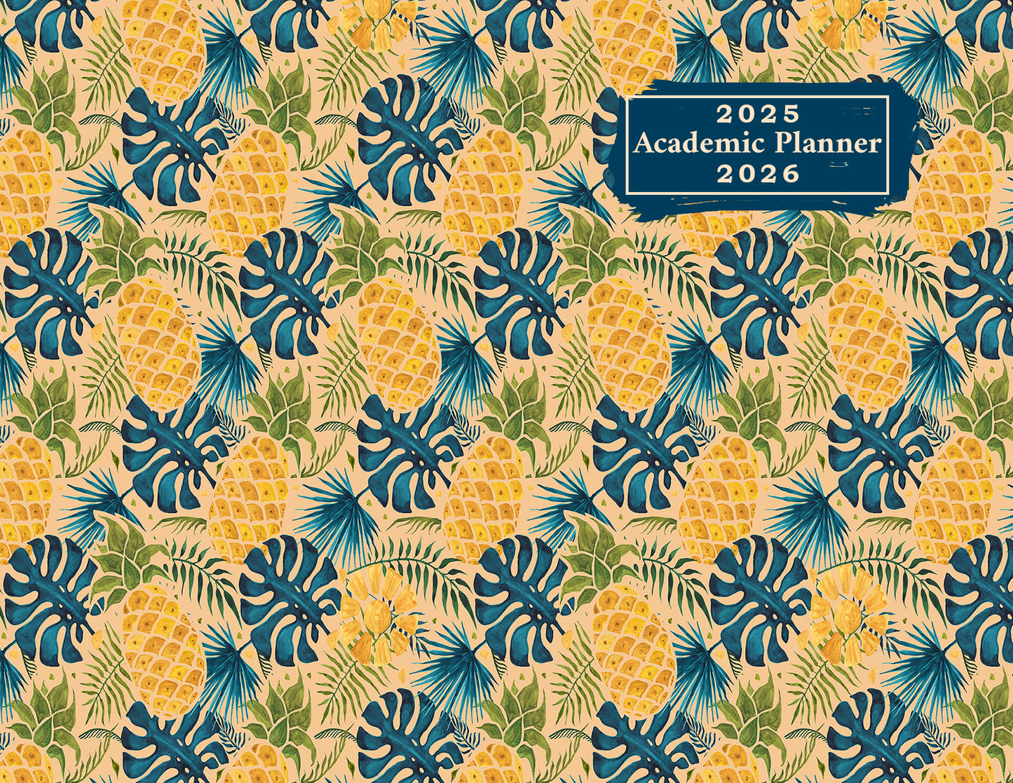 2025-2026 Student Academic Planner Calendar - School College Weekly Agenda #024