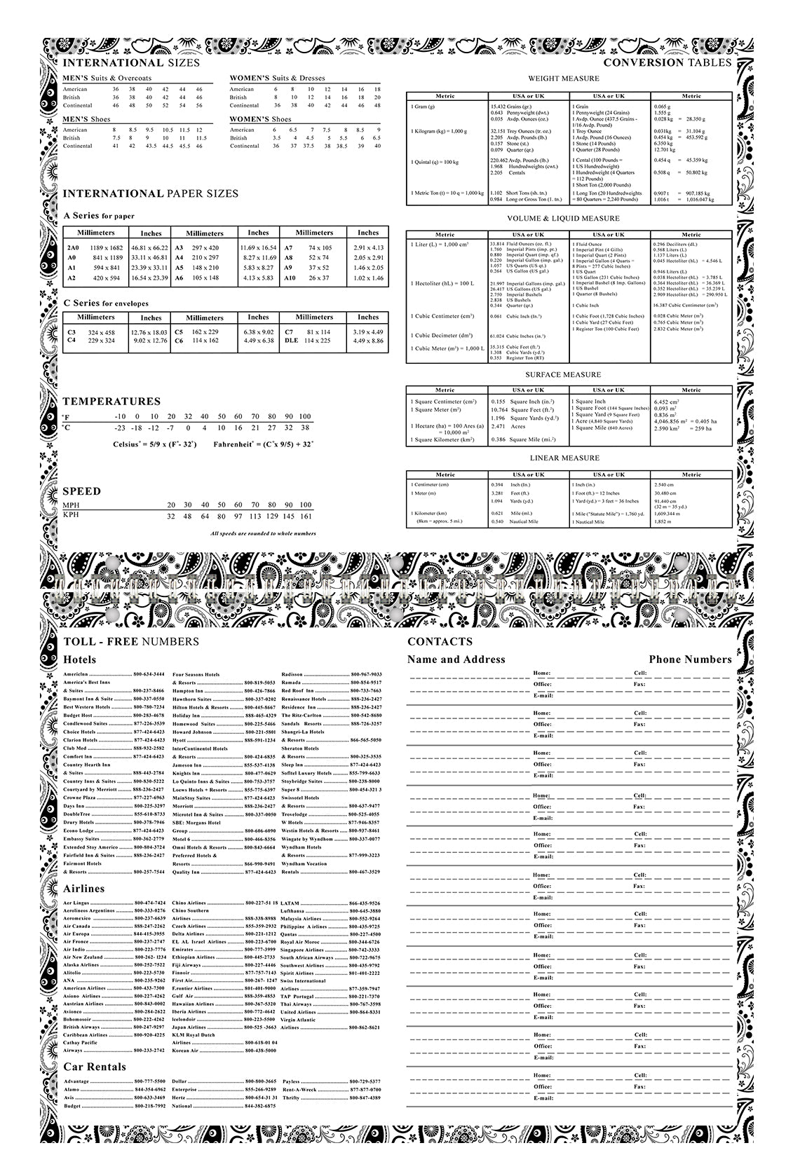 2025 - 2026 Academic Year 12 Months Student Calendar 3-Ring Binder (Edition #010)