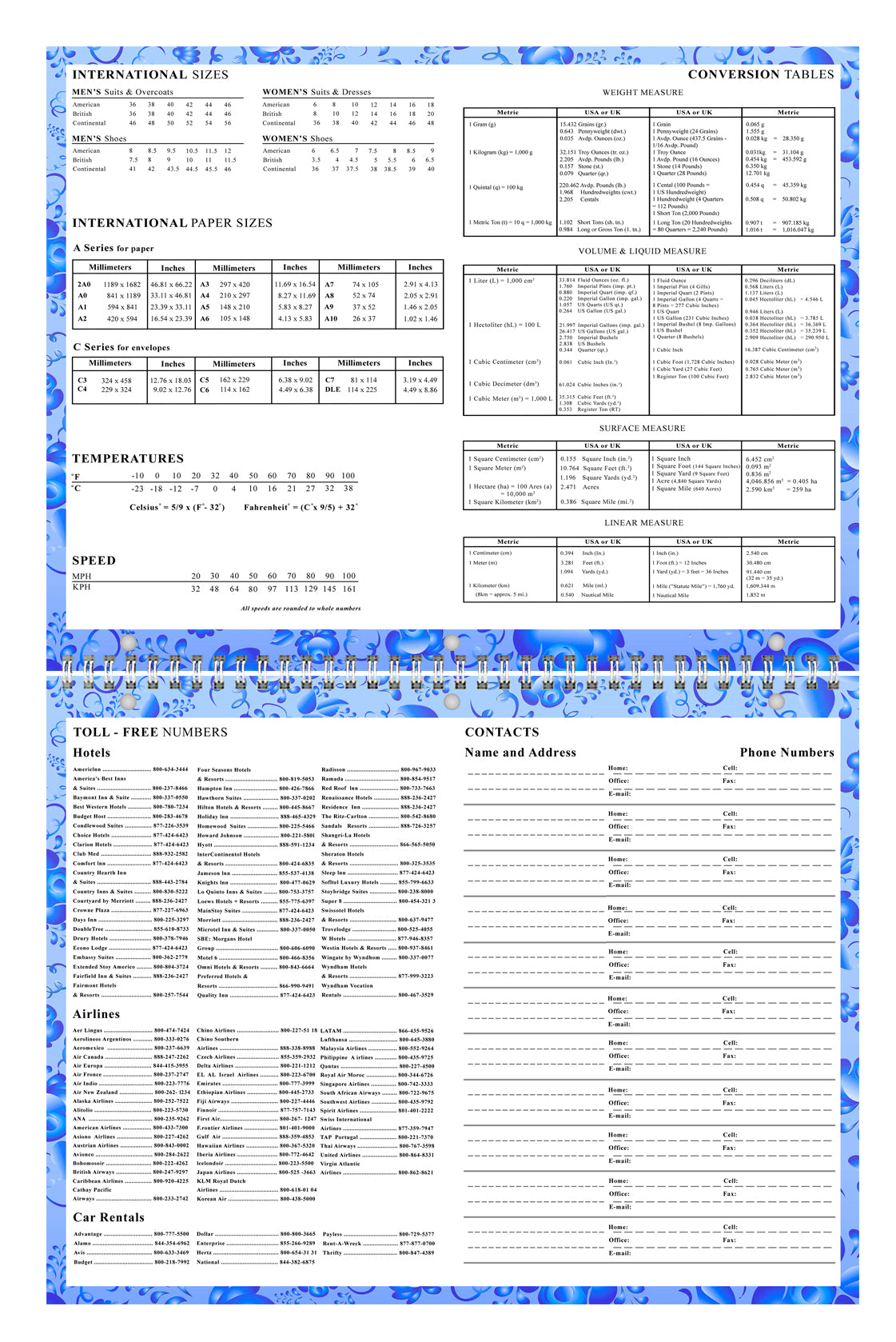 2025 - 2026 Academic Year 12 Months Student Calendar 3-Ring Binder (Edition #024)