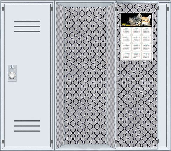 2027 Magnetic Calendar - Today is My Lucky Day (Fade, Tear, and Water Resistant)- Cat Themed 010