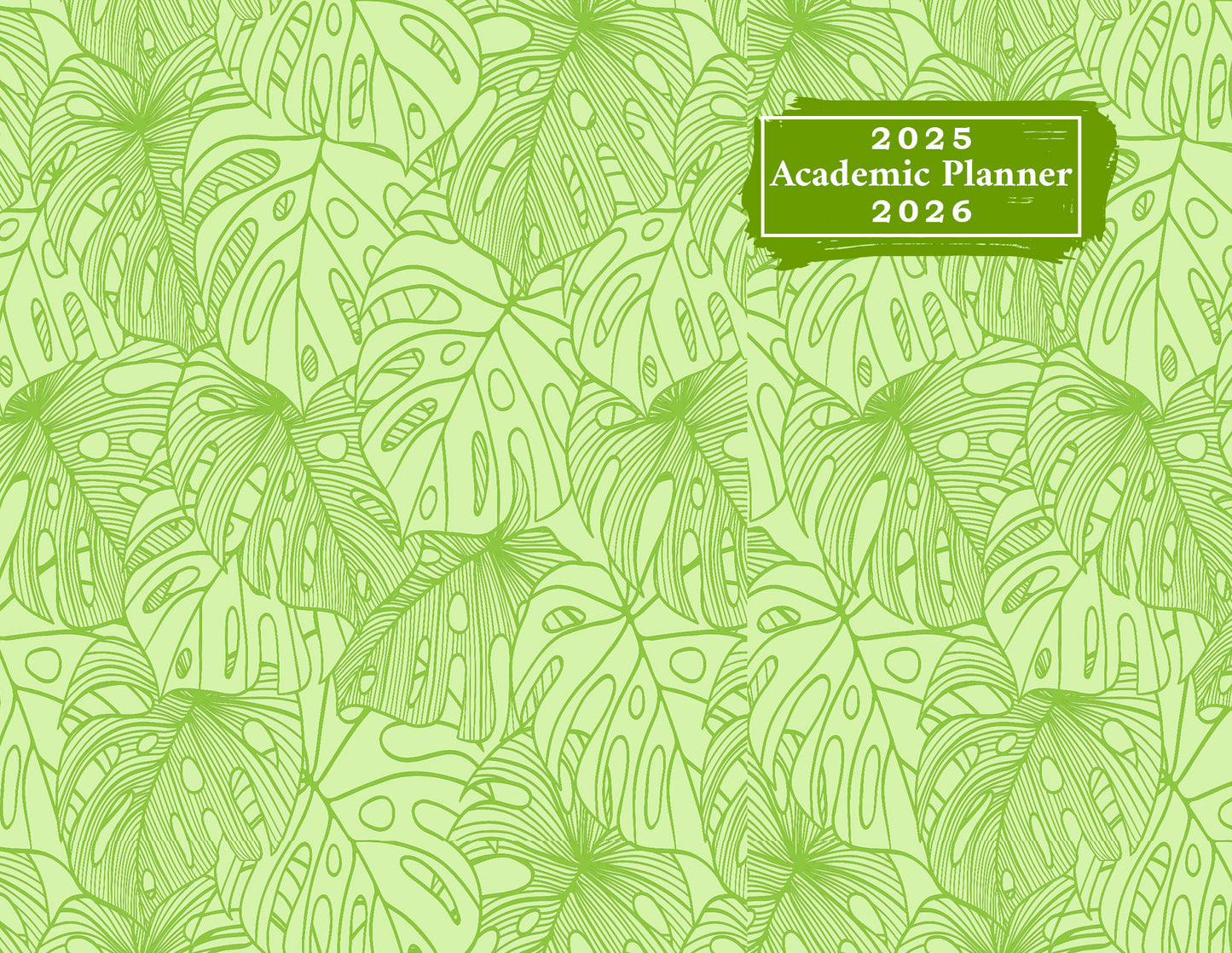 2025-2026 Student Academic Planner Calendar - School College Weekly Agenda #030