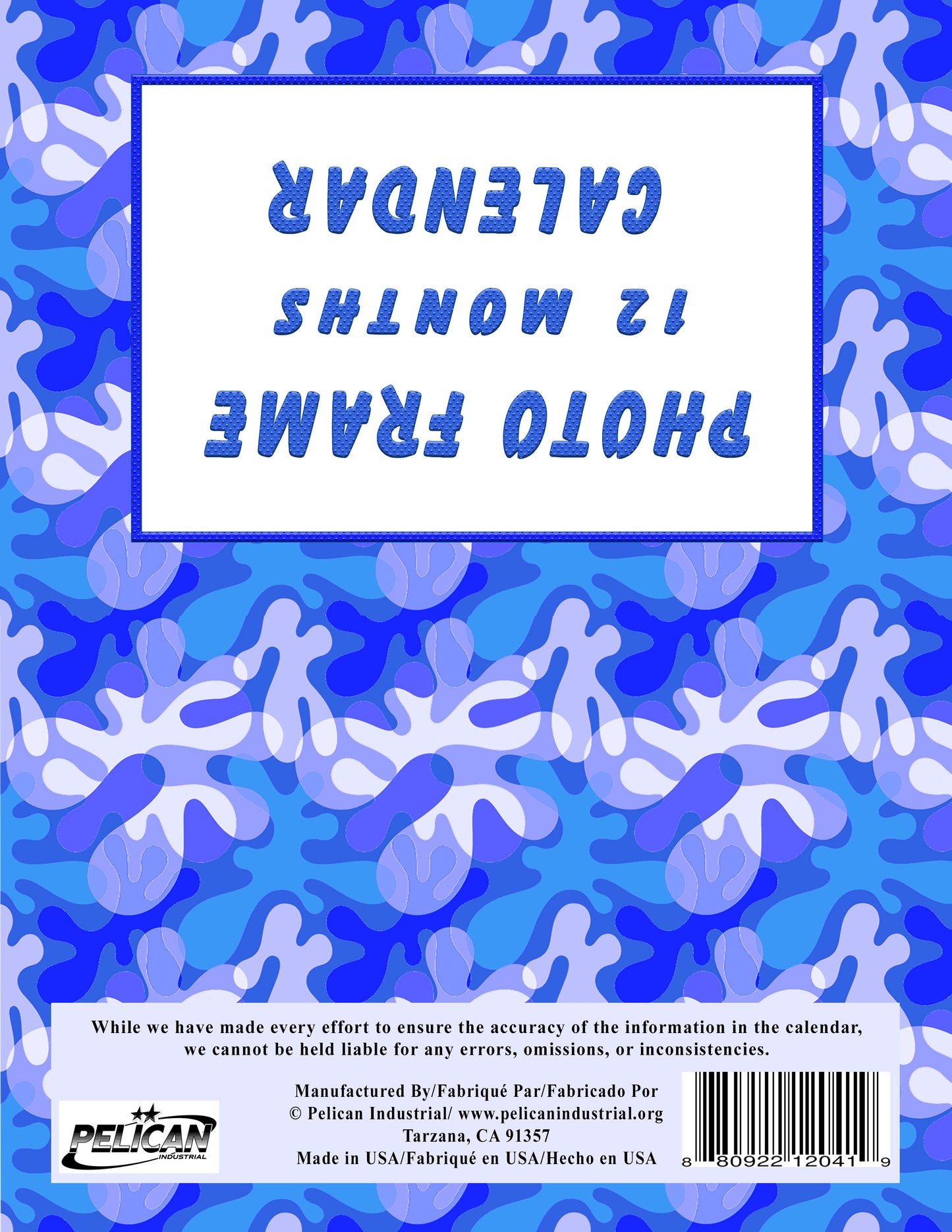 2026 Photo Frame Wall Spiral-bound Calendar (Add Your Own Photos) - 12 Months Desktop/Wall Calendar/Planner - (Edition #03)