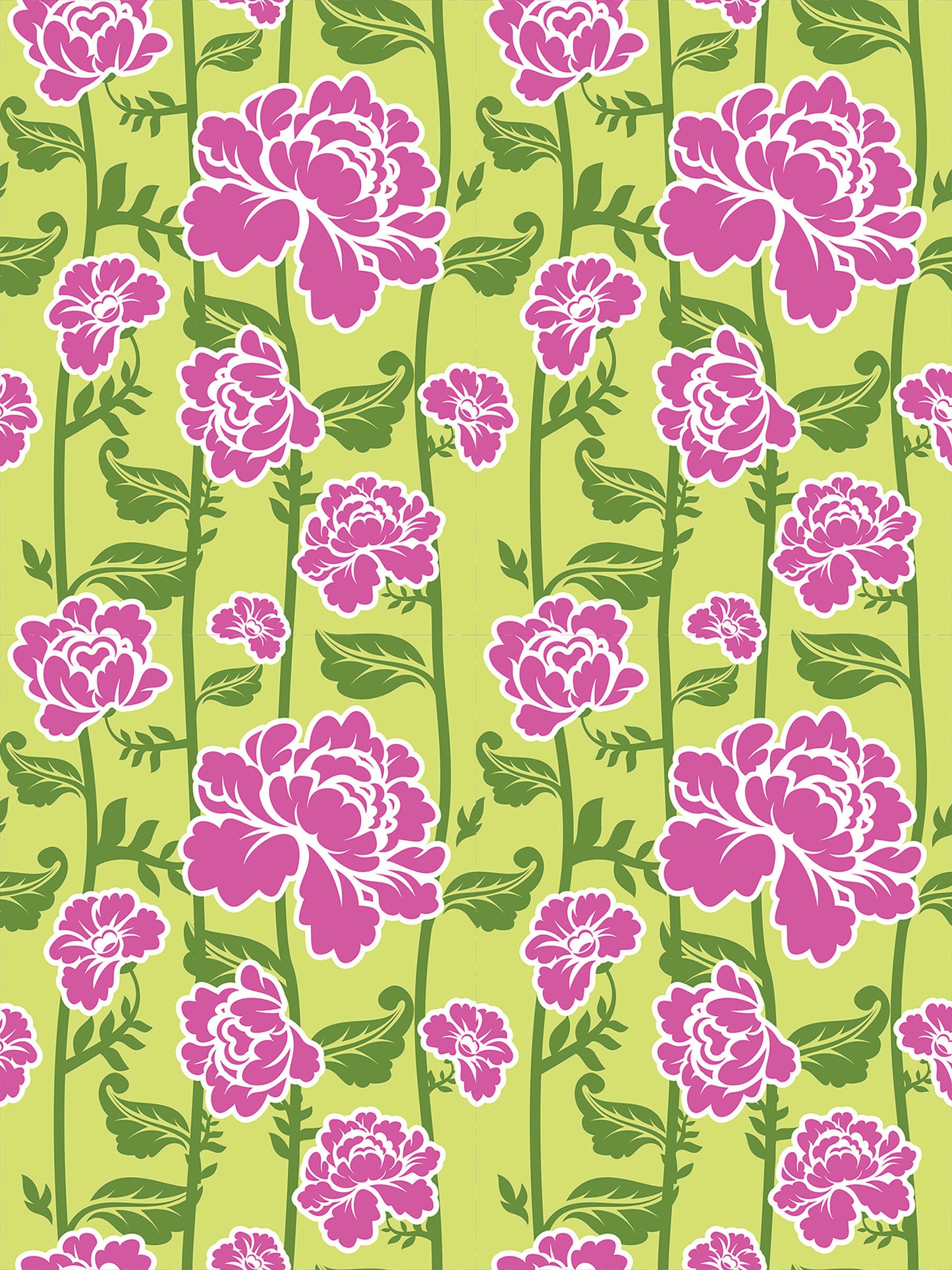 Magnetic Locker Wallpaper - Pack of 3 Sheets - (Flowers) (vg 015)