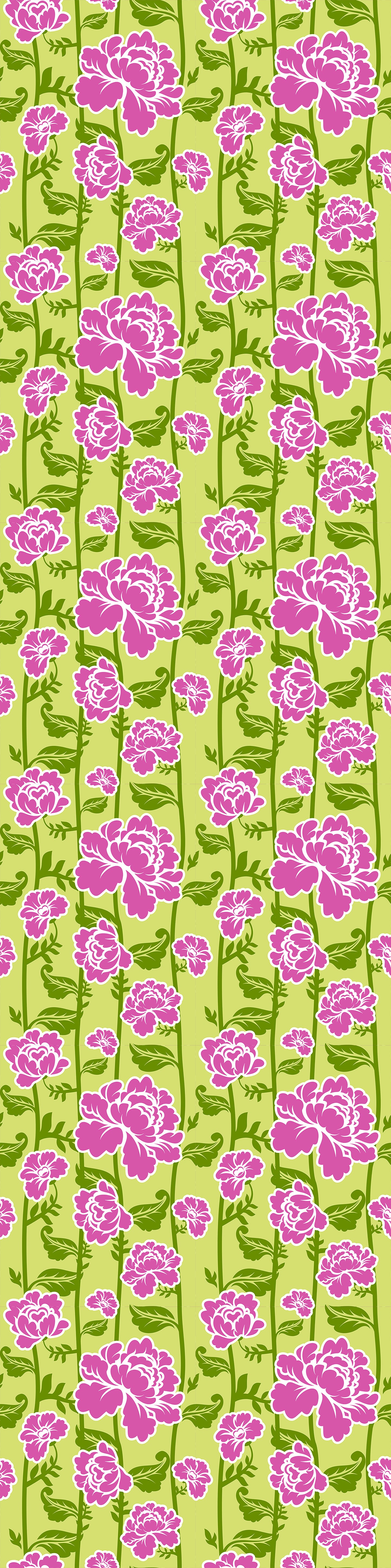 Magnetic Locker Wallpaper - Pack of 3 Sheets - (Flowers) (vg 015)