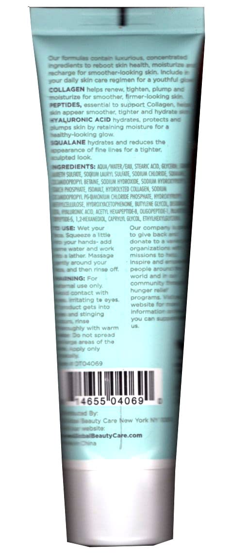 Smooth & Lift Collagen Facial Cleanser, Serum, Eye Cream , Hyaluronic Acid Set