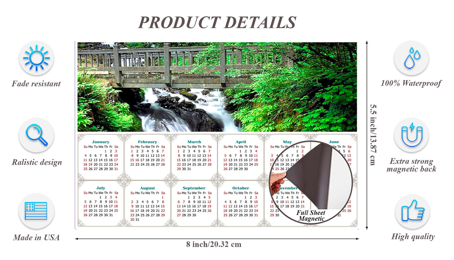 2026 Magnetic Calendar - Calendar Magnets - Today is My Lucky Day - Edition #14