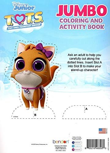 Disney Junior - Jumbo Coloring & Activity Book - T.O.T.S. Tiny Ones Transport Service