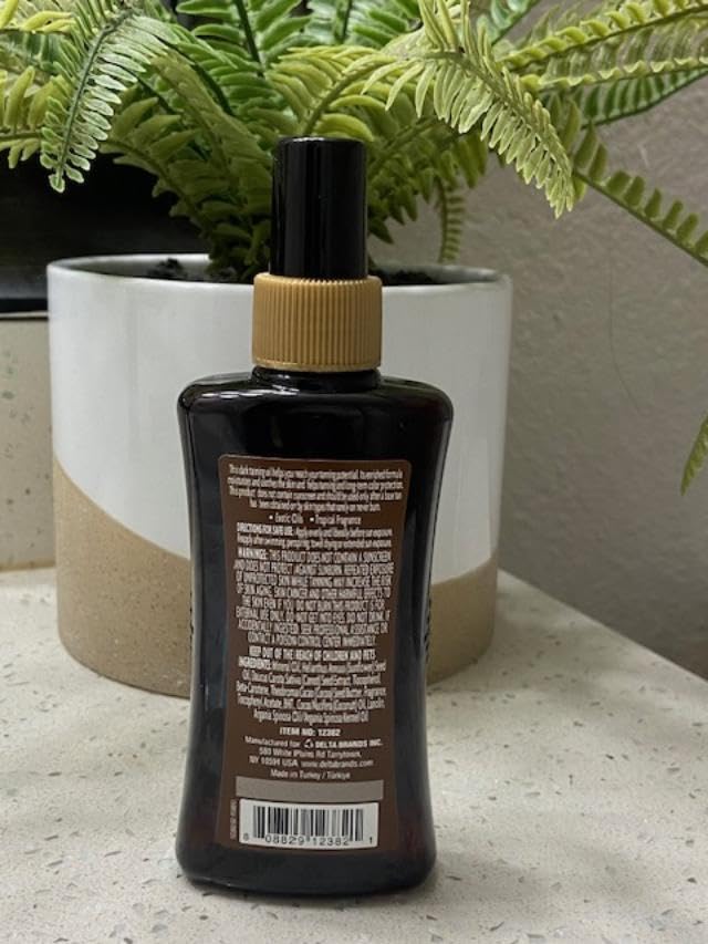Personal Care Dark Tanning Oil with Tropical Fragrance, 5 fl. oz. (No Sunscreen)