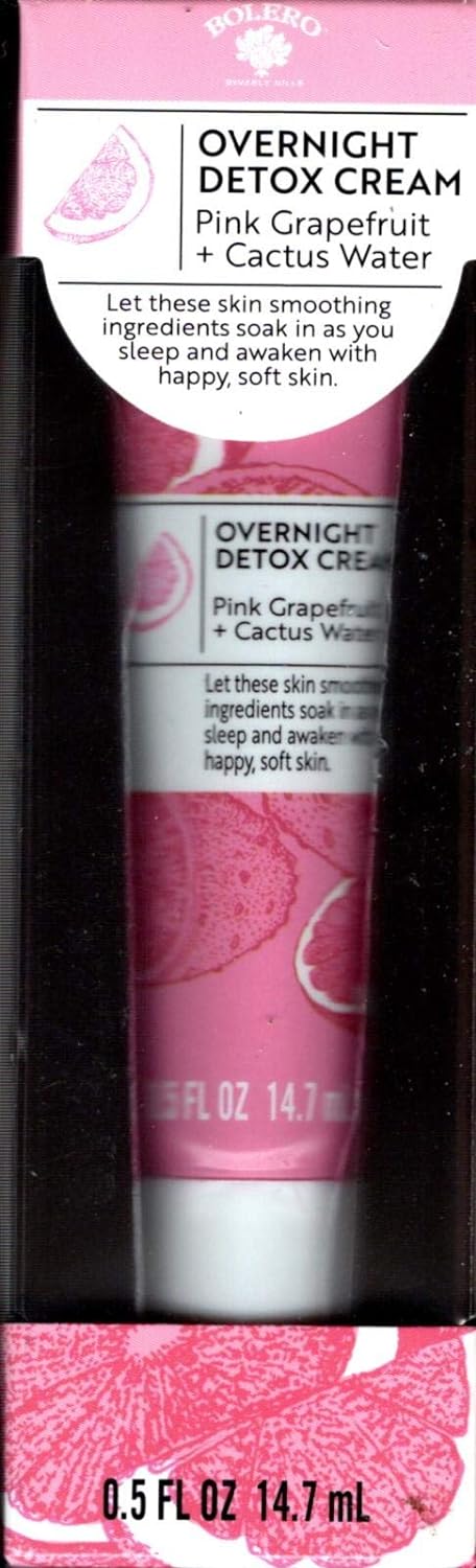 Overnight Detox Cream Pink Grapefruit + Cactus Water 5fl oz (Set of 2 Pack)