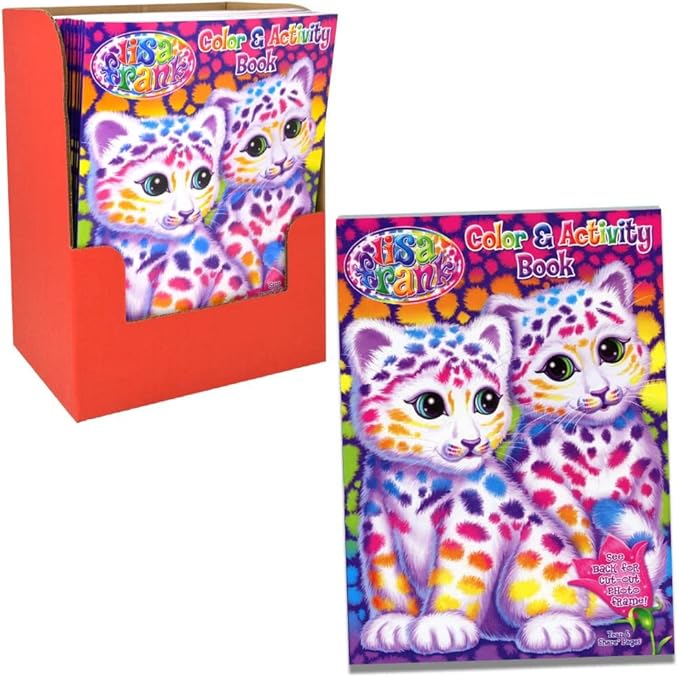 Lisa Frank Fun Coloring and Activity Book - Cute Cats