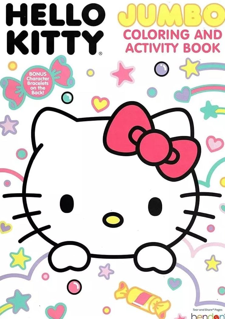 Hello Kitty - Jumbo Coloring & Activity Book (Set of 2 Books) v3