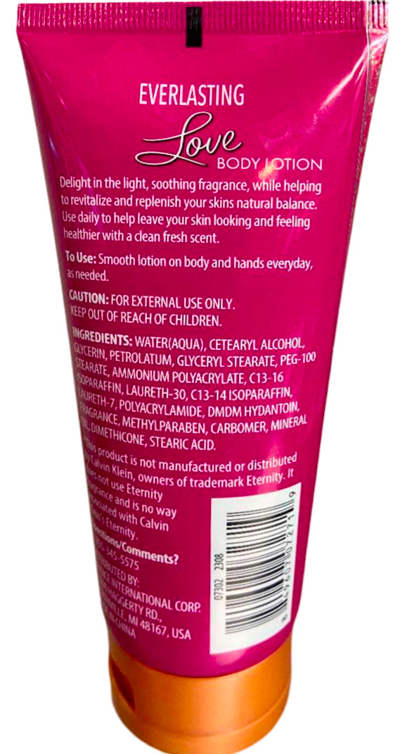 Everlasting Love Body Lotion & LOVE STRUCK BODY LOTION 5.5 oz (Set of 2)