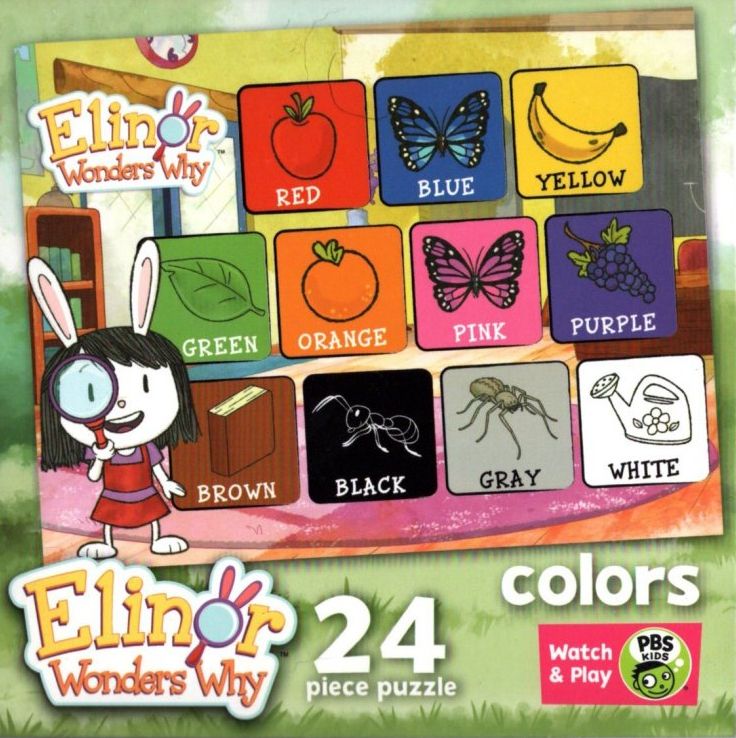 Elinor Wonders Why Color - 24 Pieces Jigsaw Puzzle