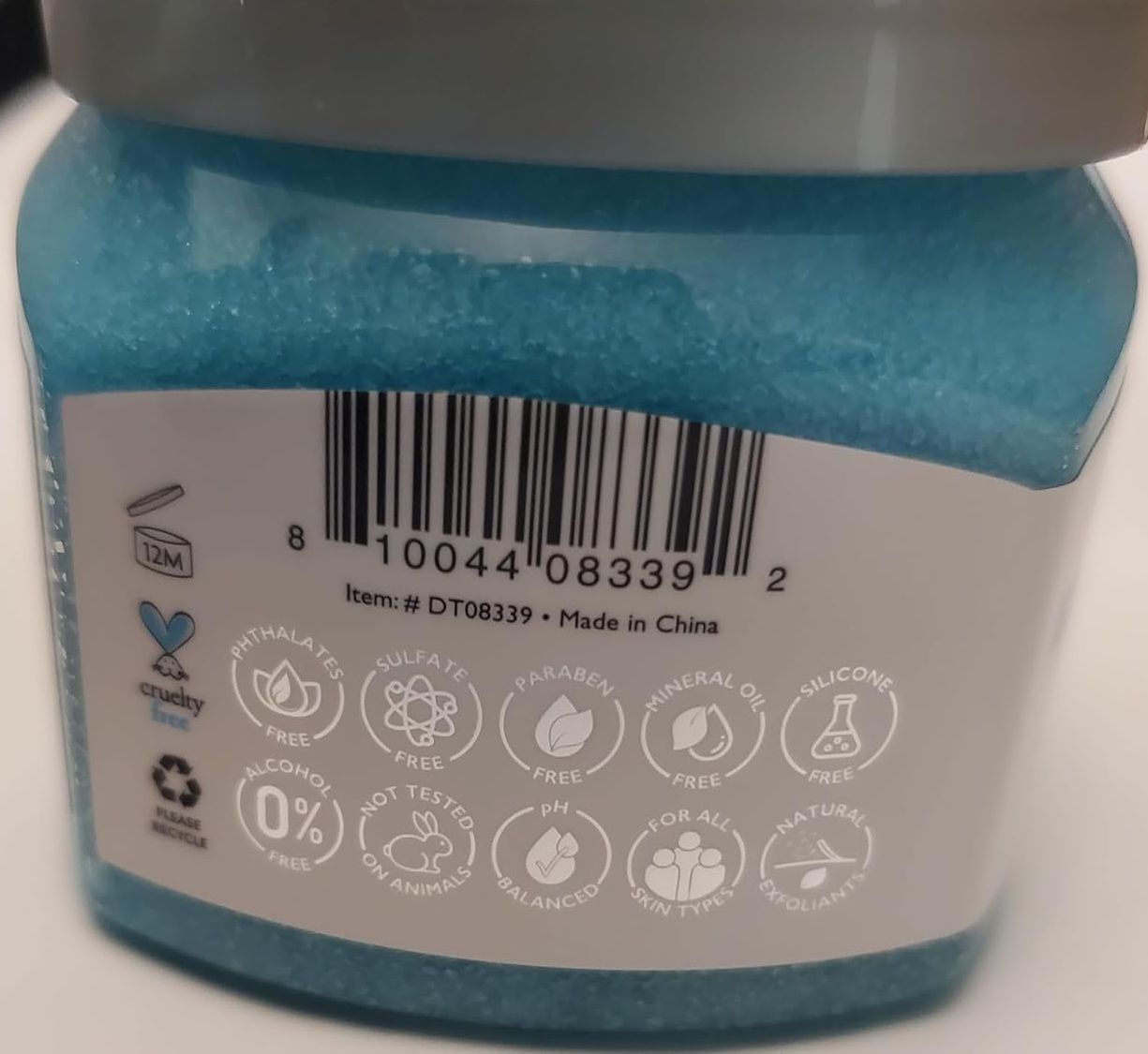 Global Beauty Care Hyaluronic Acid Exfoliating Body Scrub, 6 Ounce Set of 2 Pack