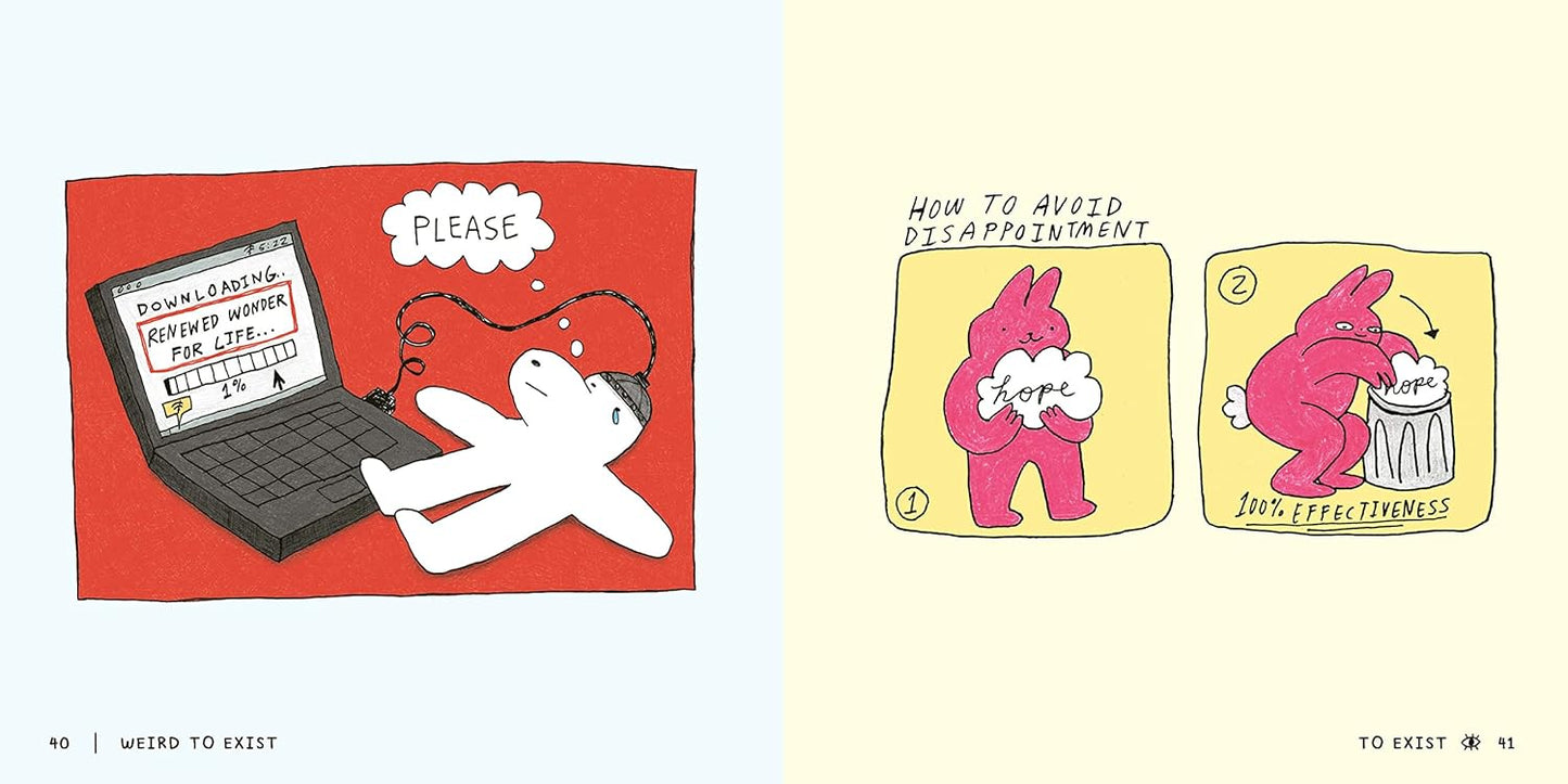 Weird to Exist: Simple Comics About Complex Emotions Hardcover Book