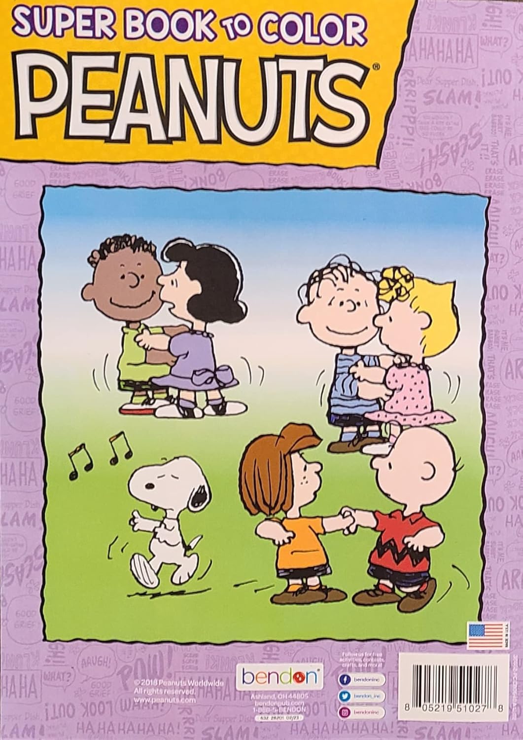 Peanuts Super Book to Color