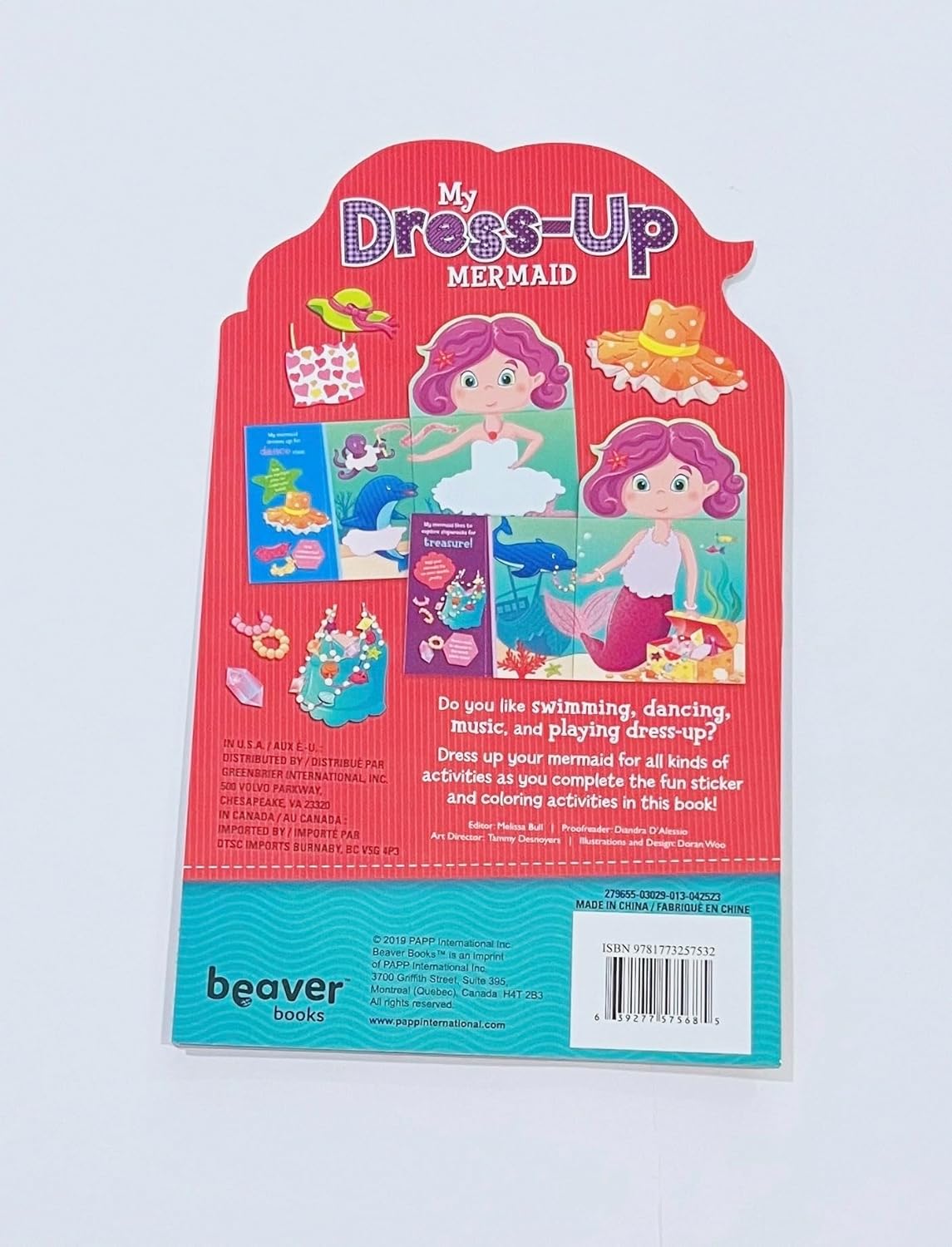 My Dress-Up Mermaid Paperback Book