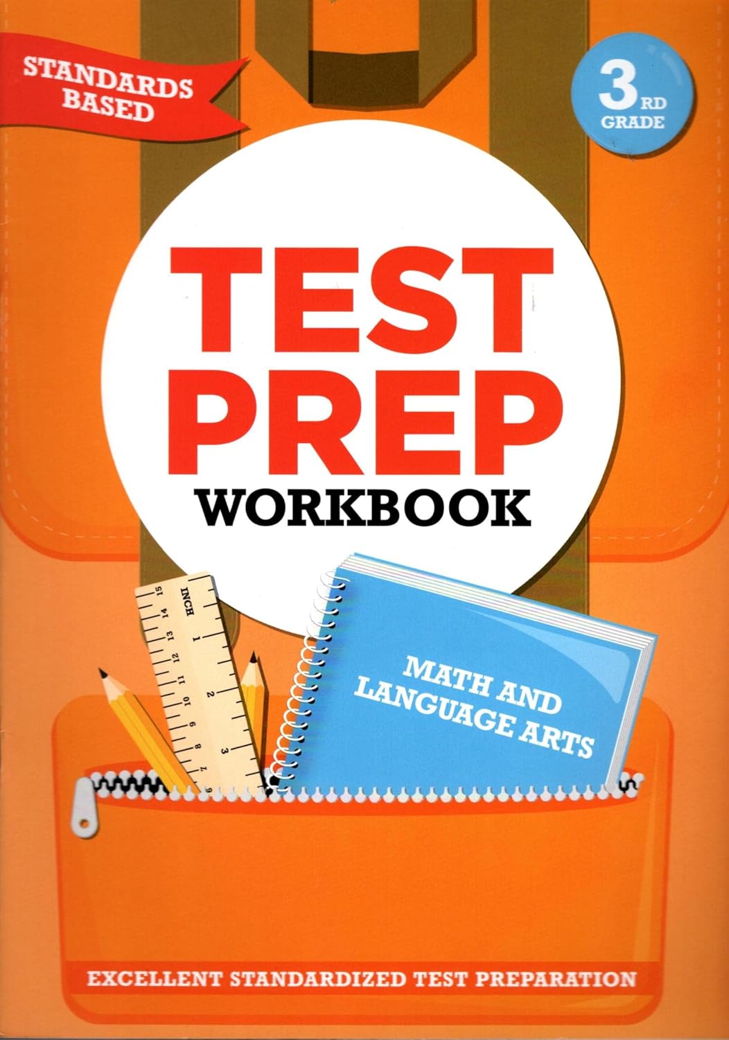 Third Grade Math & Language Arts Test Prep Workbook v3