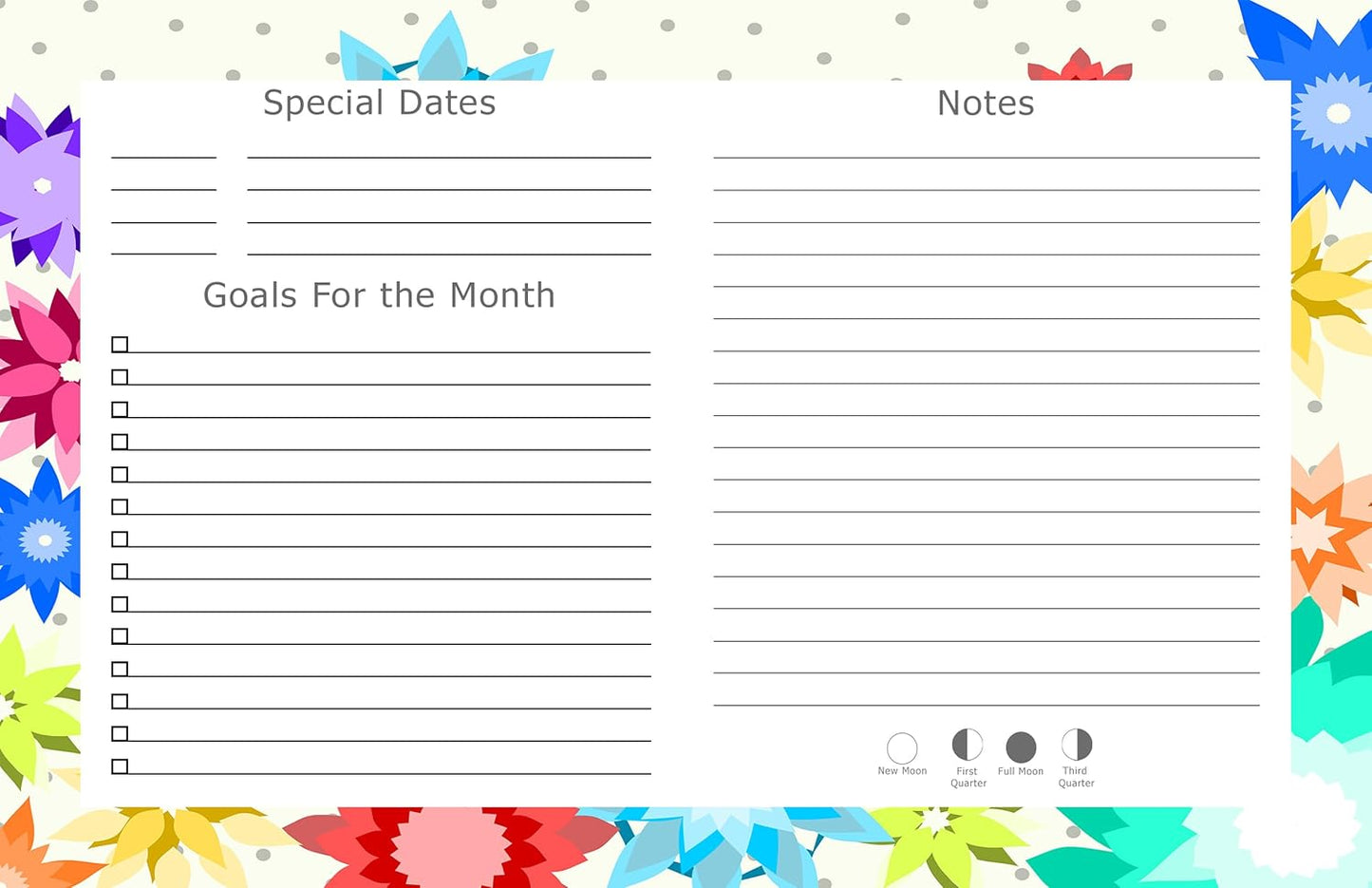 2026-12 Months Desk Calendar Desktop Planner with To-Do List & Notes 01