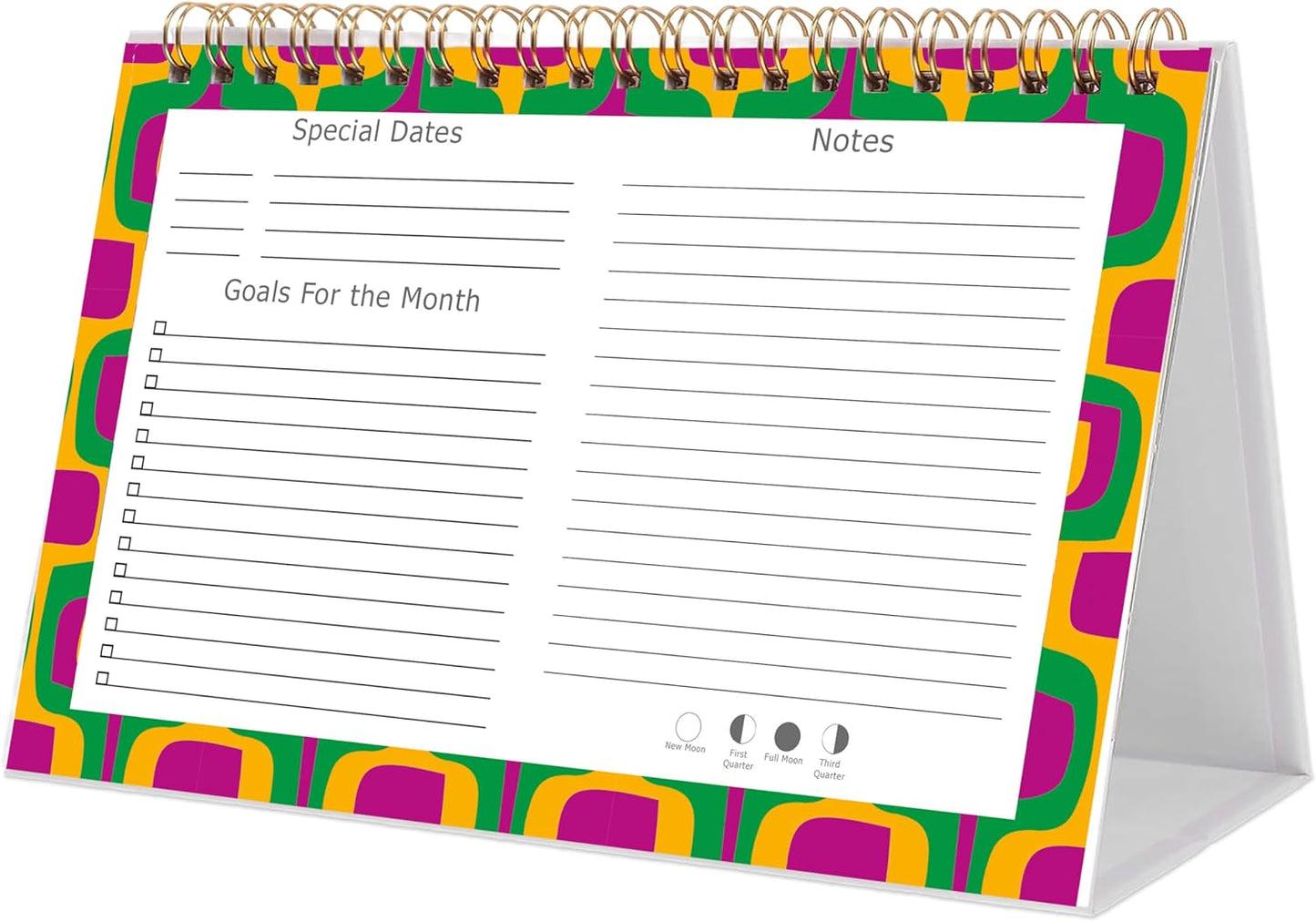 2026-12 Months Desk Calendar Desktop Planner with To-Do List & Notes 015