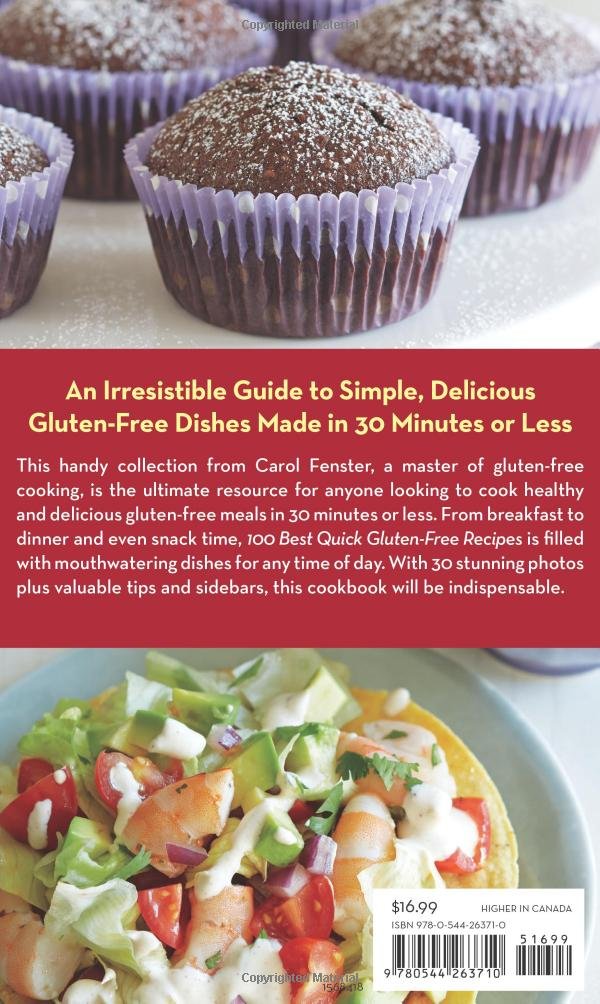 100 Best Quick Gluten-Free Recipes (100 Best Recipes) Hardcover Book