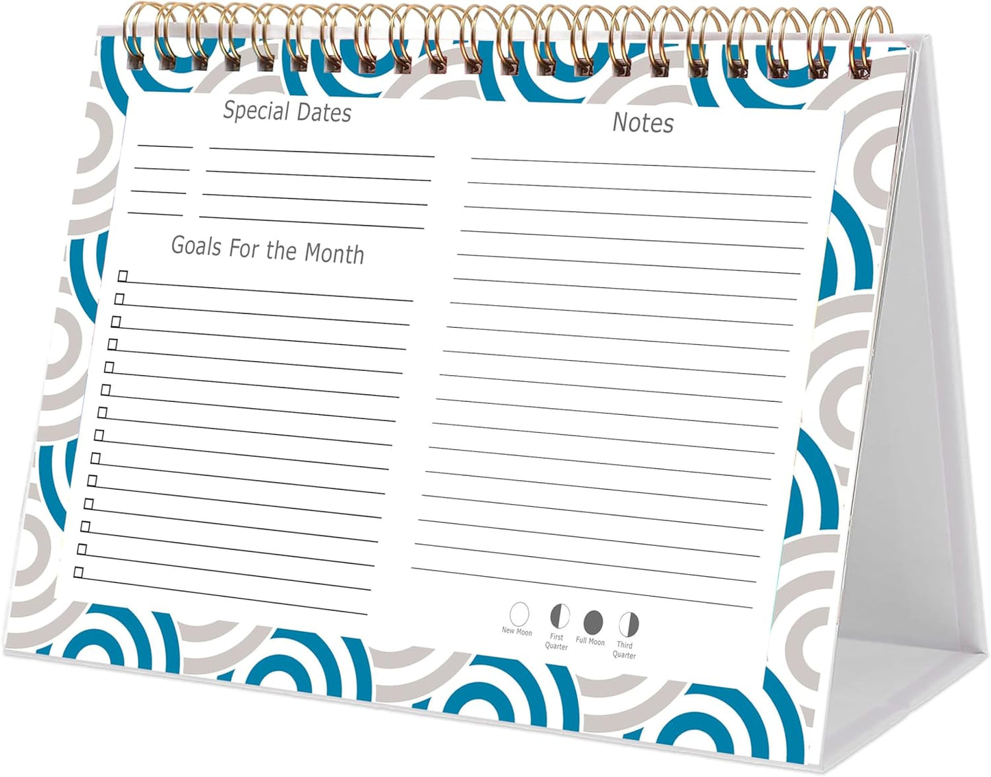 2026-12 Months Desk Calendar Desktop Planner with To-Do List & Notes 04