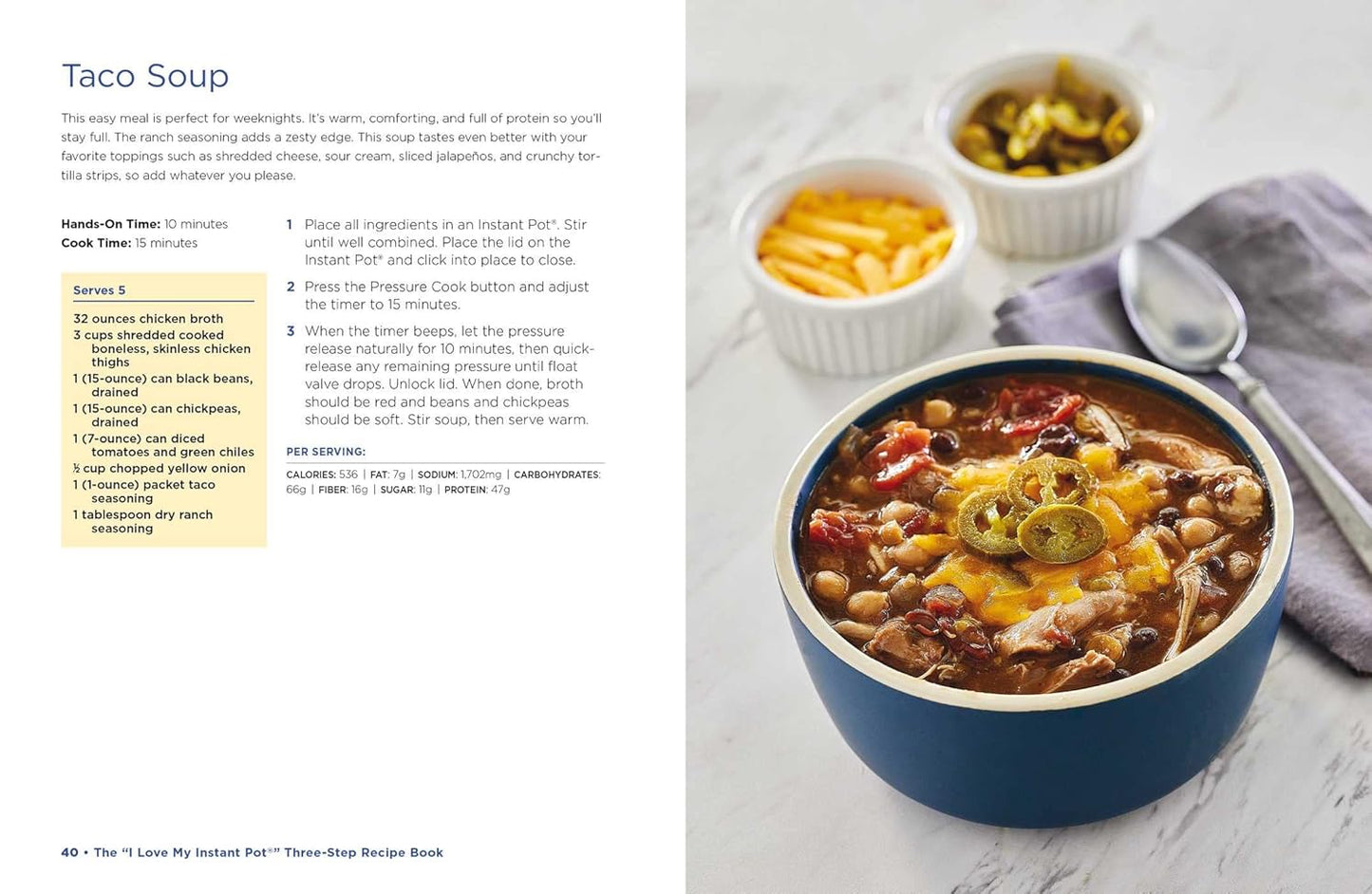 The I Love My Instant Pot Three-Step Recipe Book: From Pancake Bites