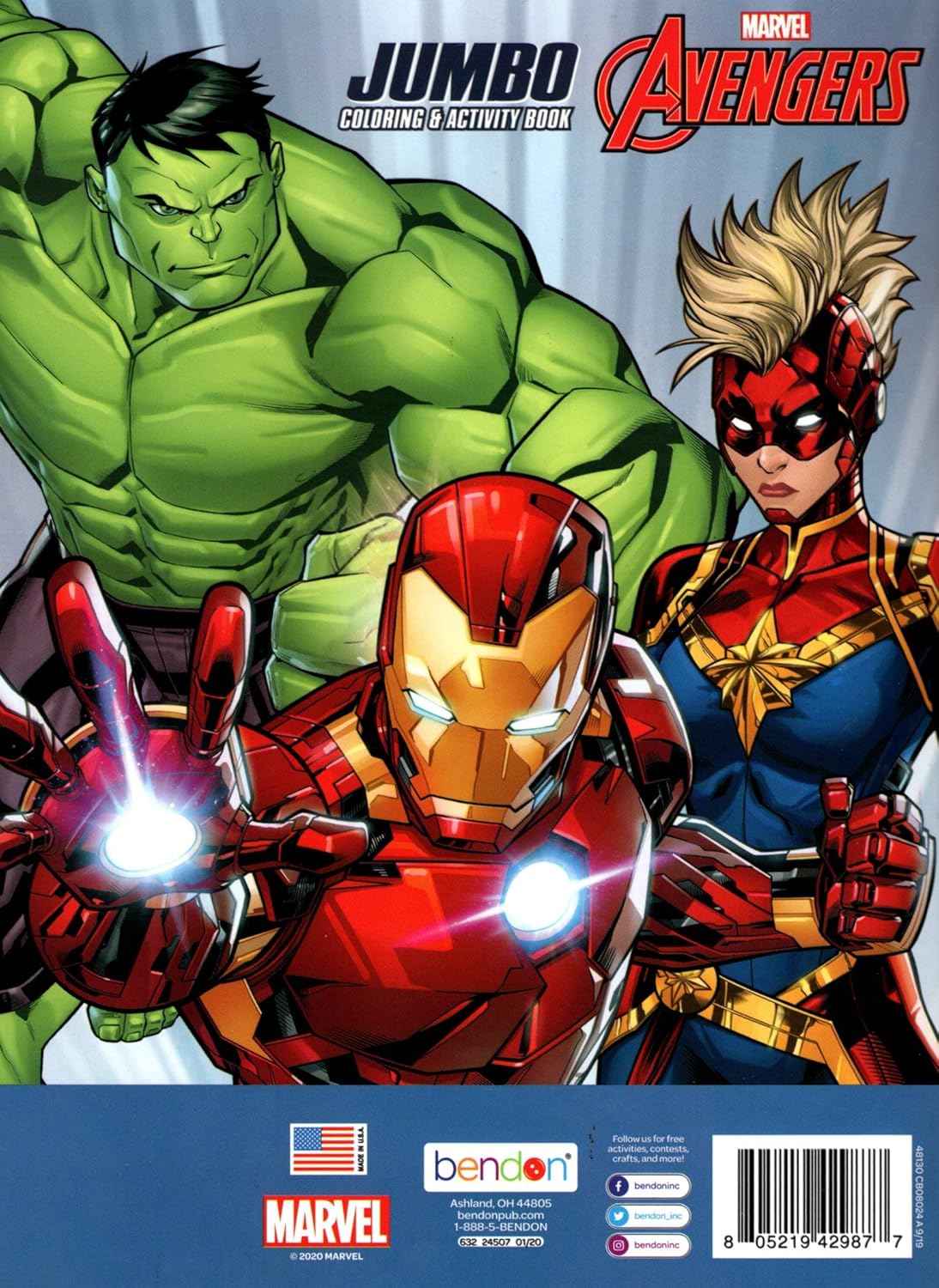 Marvel Avengers - Jumbo Coloring & Activity Book - Defenders of Earth