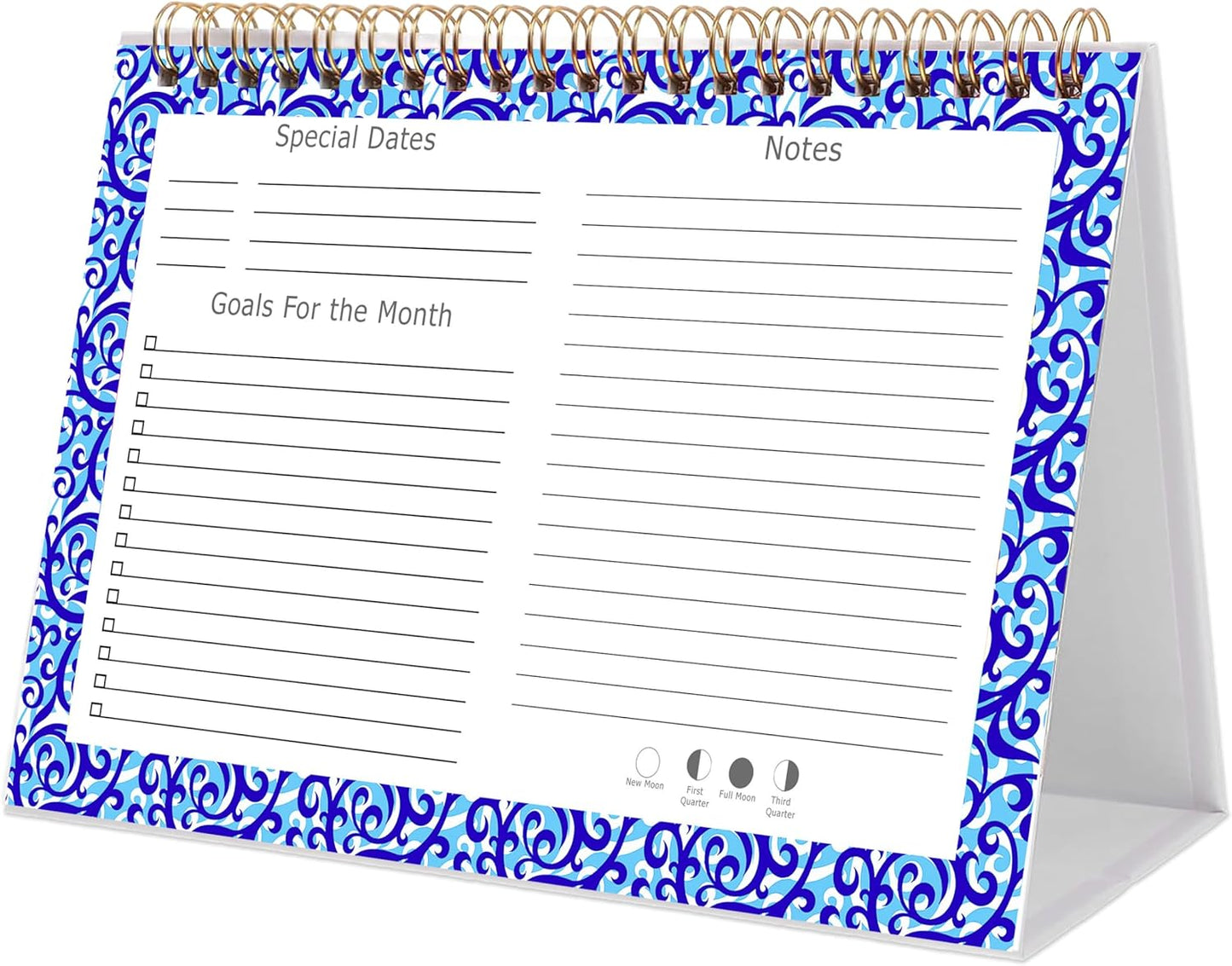 2026-12 Months Desk Calendar Desktop Planner with To-Do List & Notes 07
