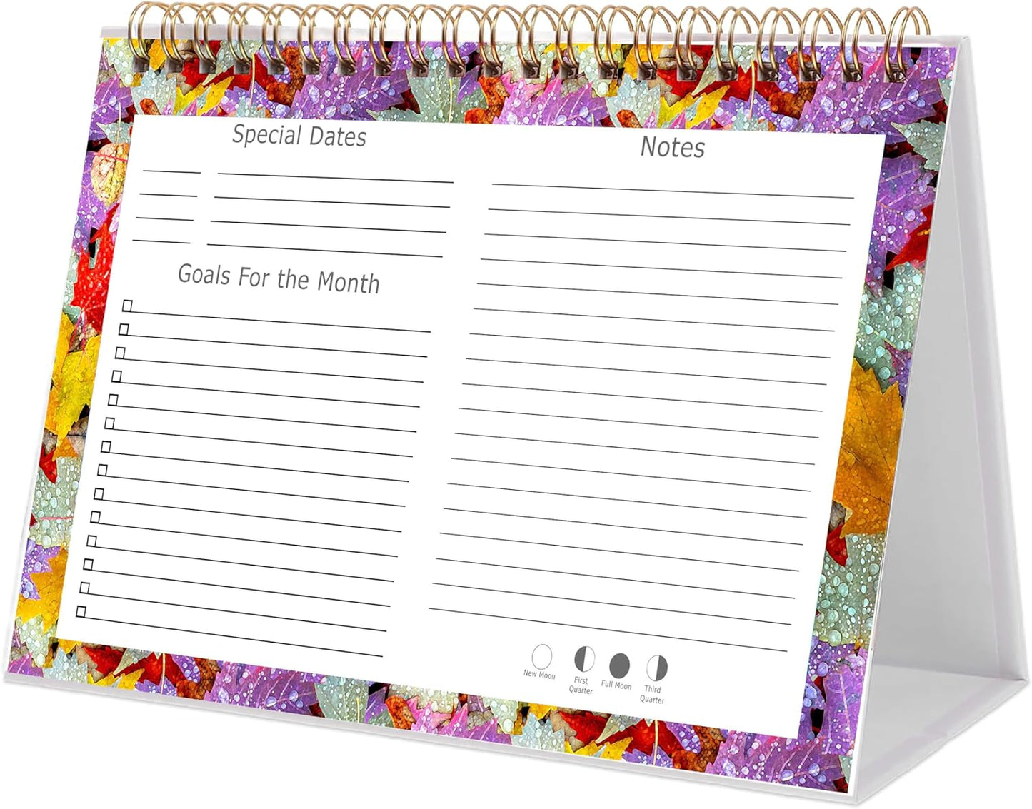 2026-12 Months Desk Calendar Desktop Planner with To-Do List & Notes 08