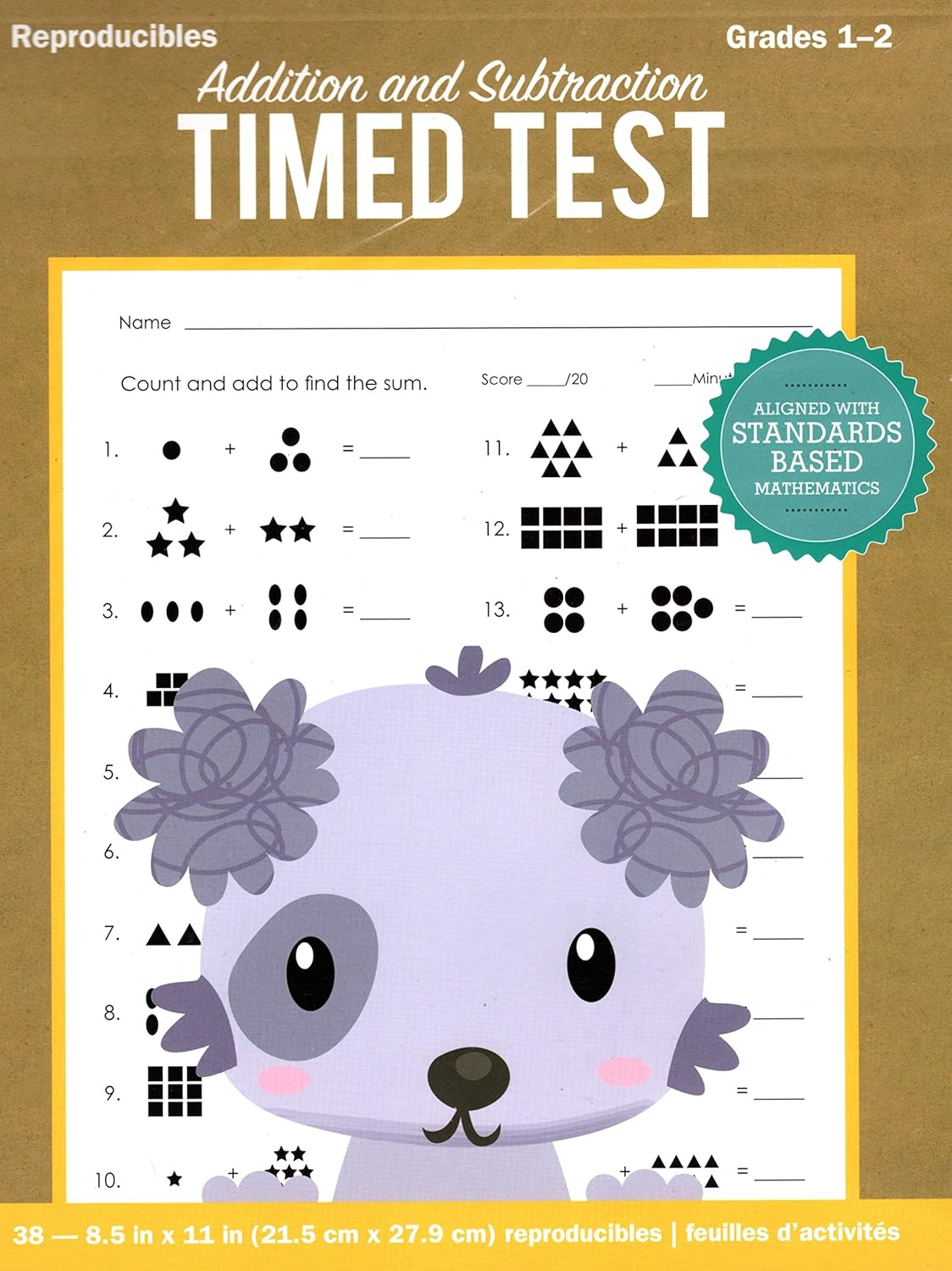 Teaching Tree Addition and Subtraction Word Problems Reproducible Educational Workbook - Grades 1-2