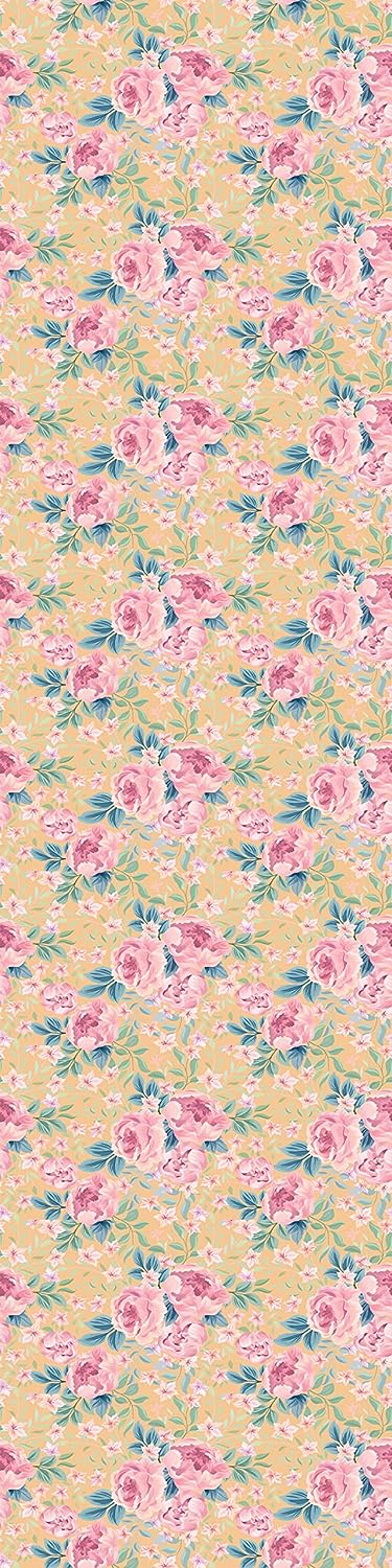 PELICAN INDUSTRIAL Magnetic Locker Wallpaper (Full Sheet Magnetic) - Trimmable, Easy Install, Remove & Reuse - Pack of 3 Sheets - Flowers vb017