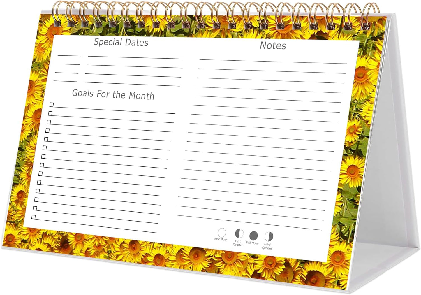 2026-12 Months Desk Calendar Desktop Planner with To-Do List & Notes 013