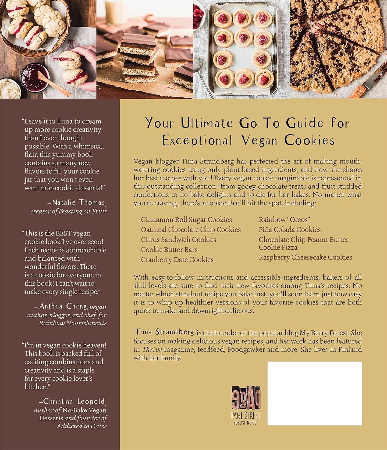 Fantastic Vegan Cookies: 60 Plant-Based Treats for Any Occasion. Paperback Book