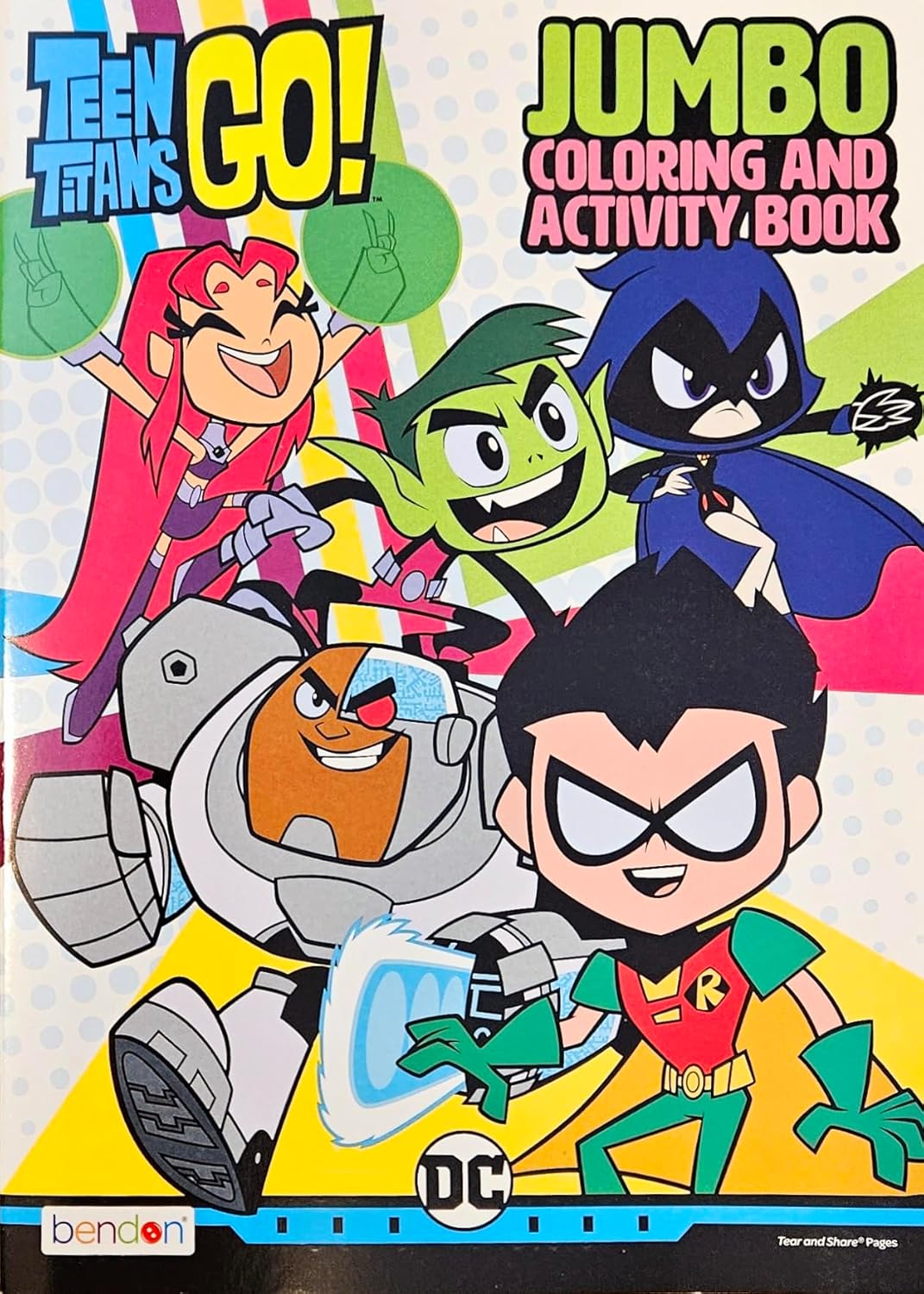 Teen Titans Go Jumbo Coloring and Activity Book