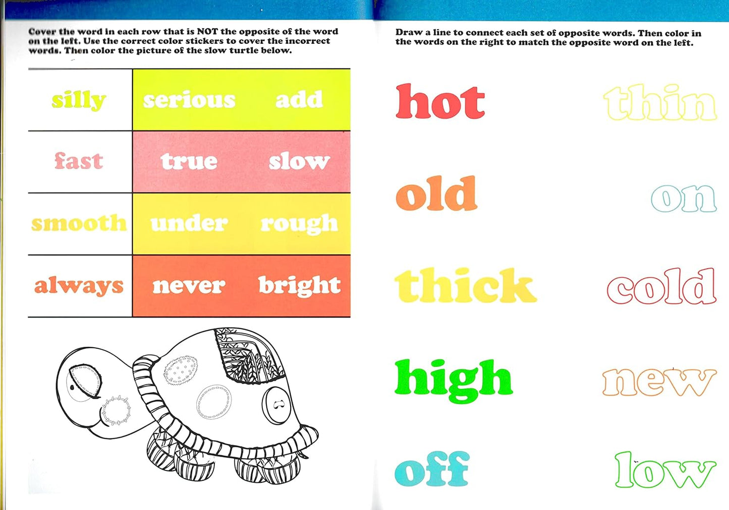 Stick-to Learning A Sing-A Long - Same or Different - Sticker Book