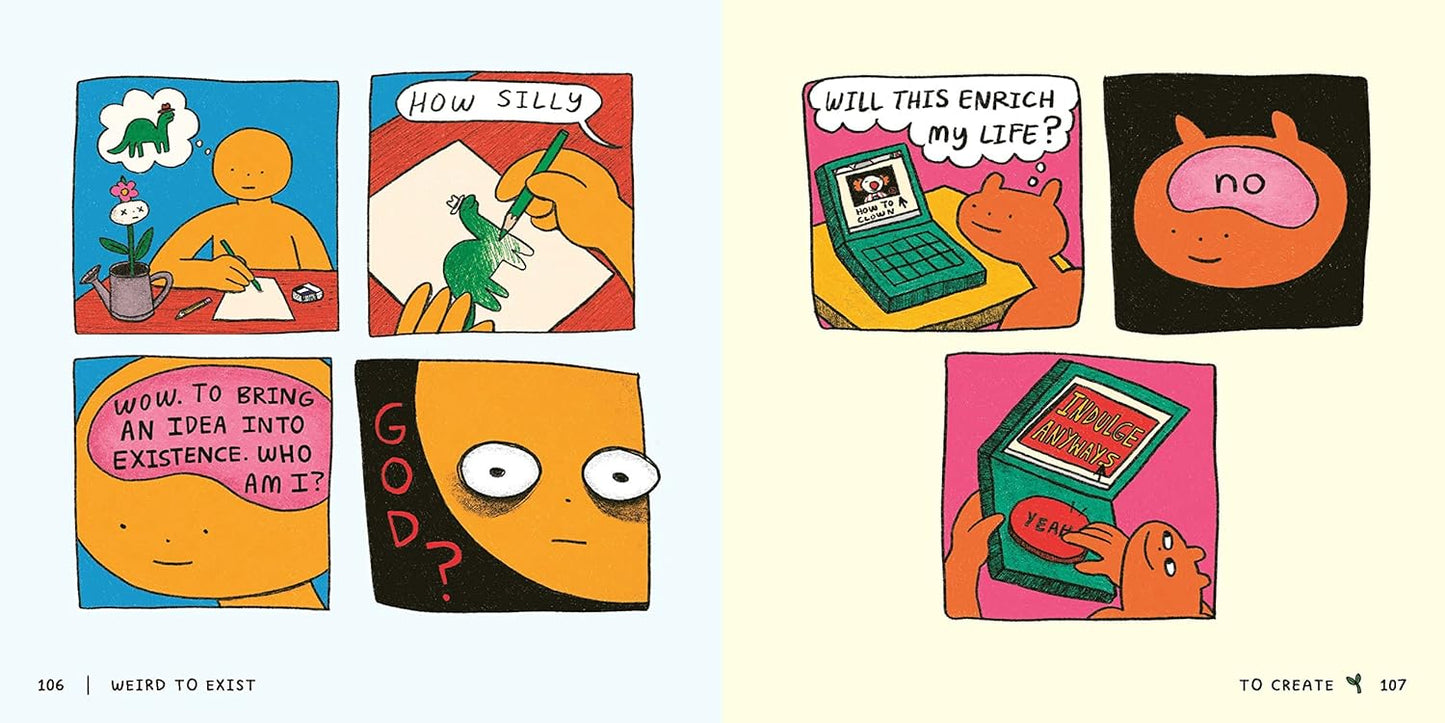 Weird to Exist: Simple Comics About Complex Emotions Hardcover Book